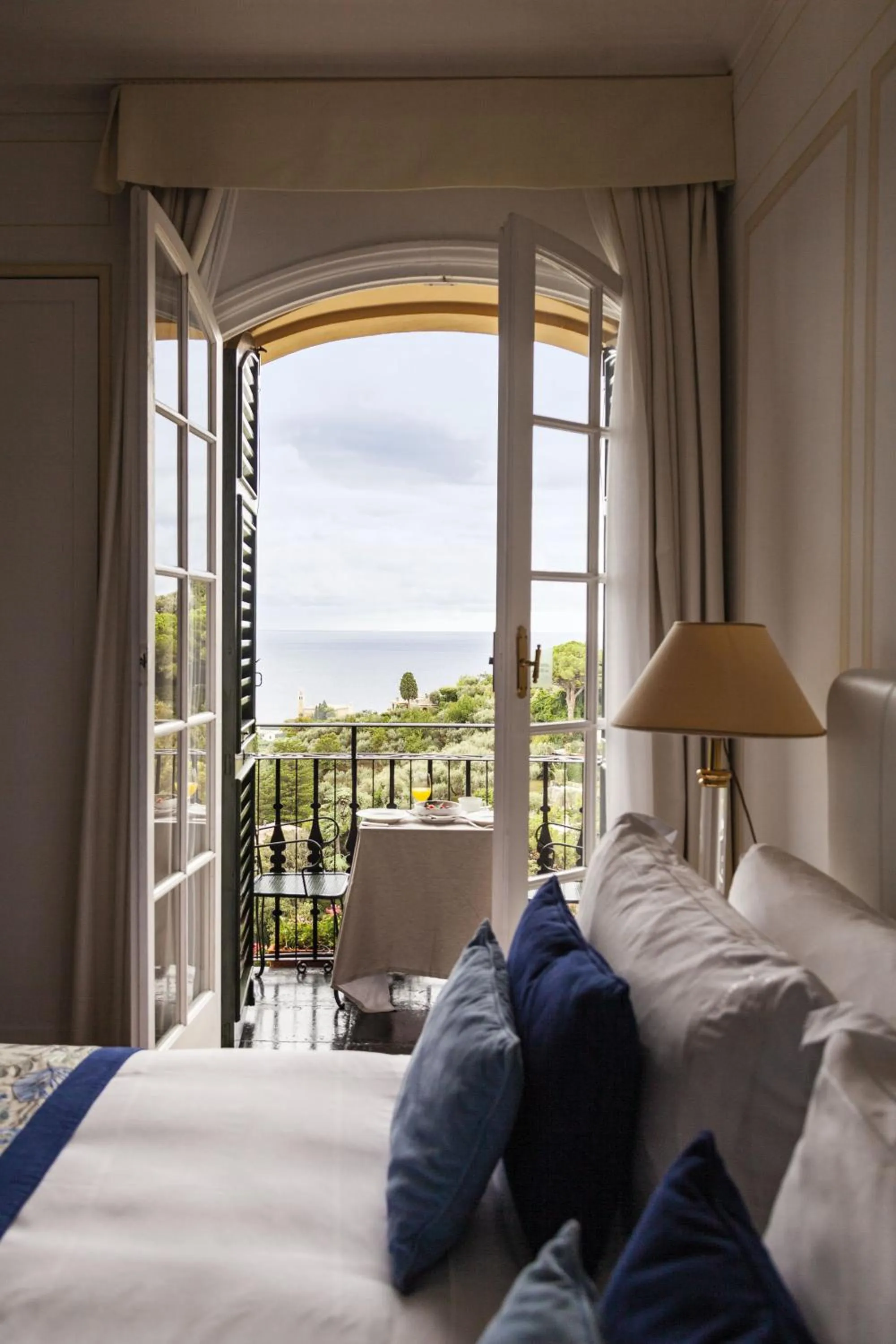 Bedroom, Bed in Splendido, A Belmond Hotel, Portofino