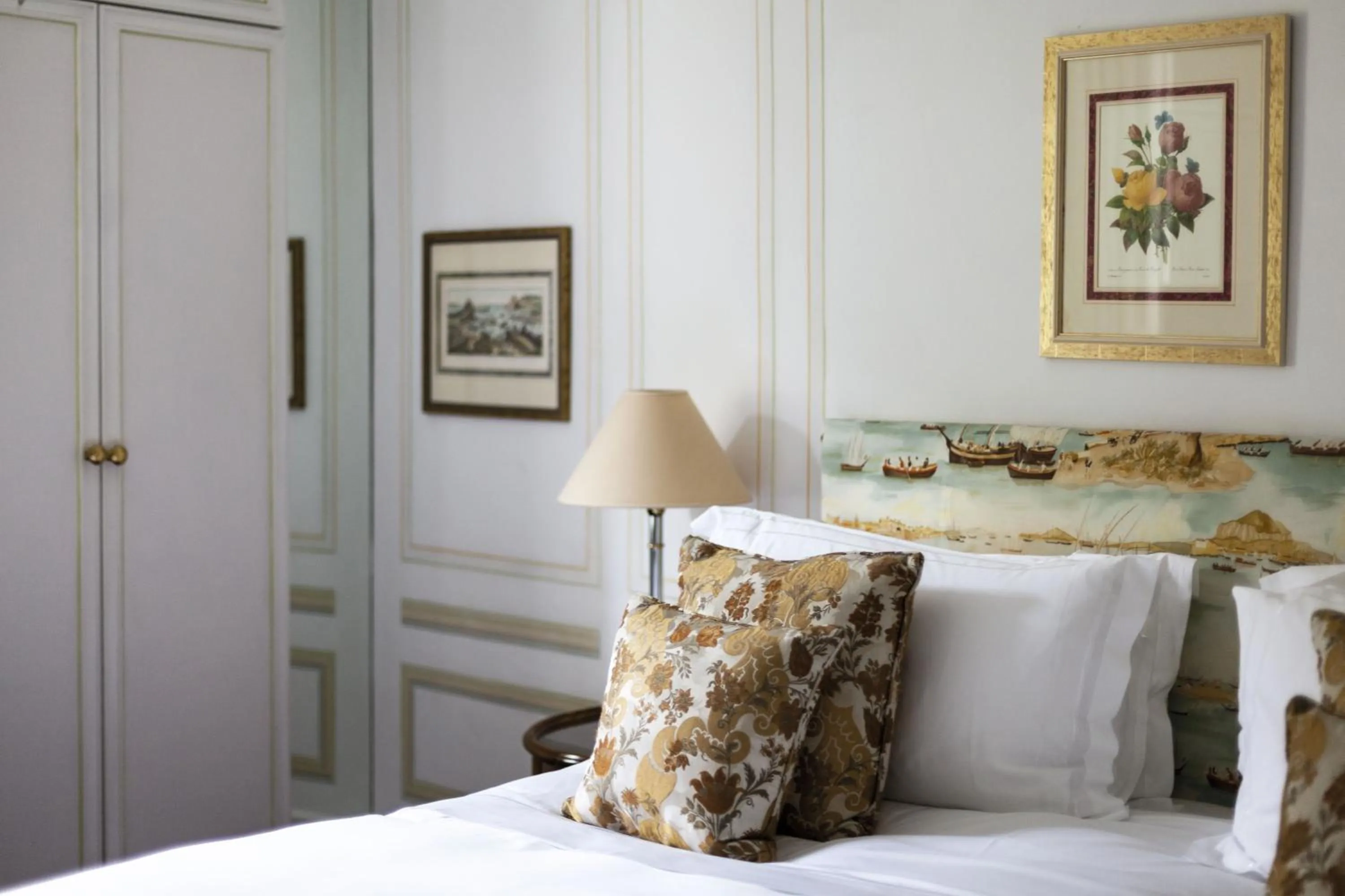 Bedroom, Bed in Splendido, A Belmond Hotel, Portofino