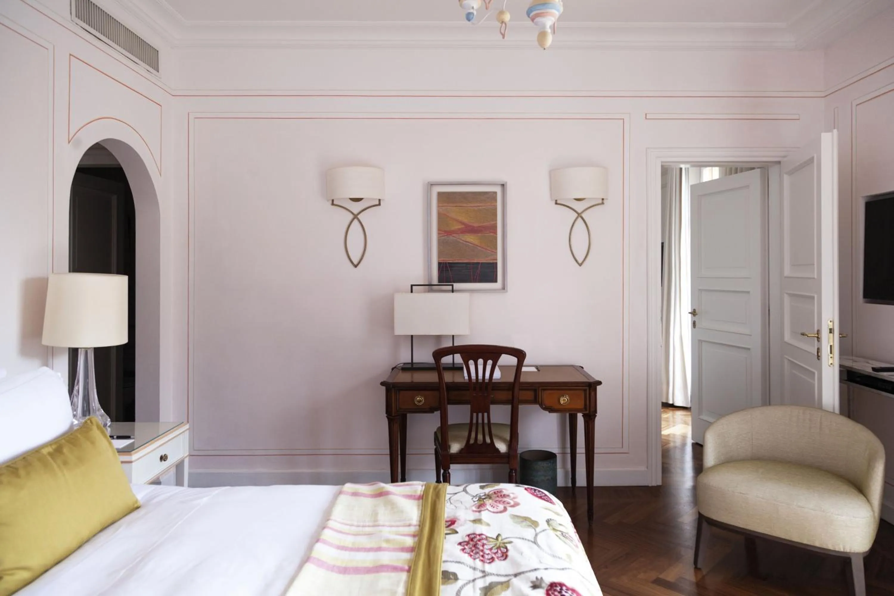 Bedroom, Bed in Splendido, A Belmond Hotel, Portofino