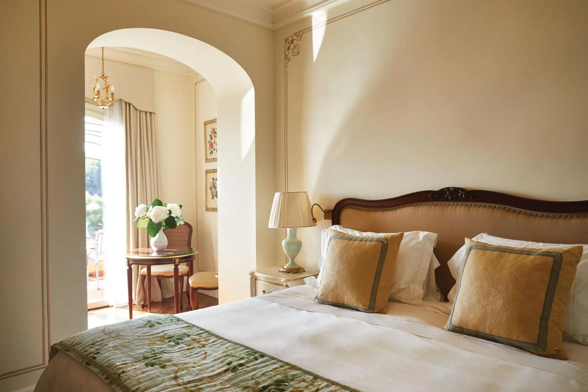 Bedroom, Bed in Splendido, A Belmond Hotel, Portofino