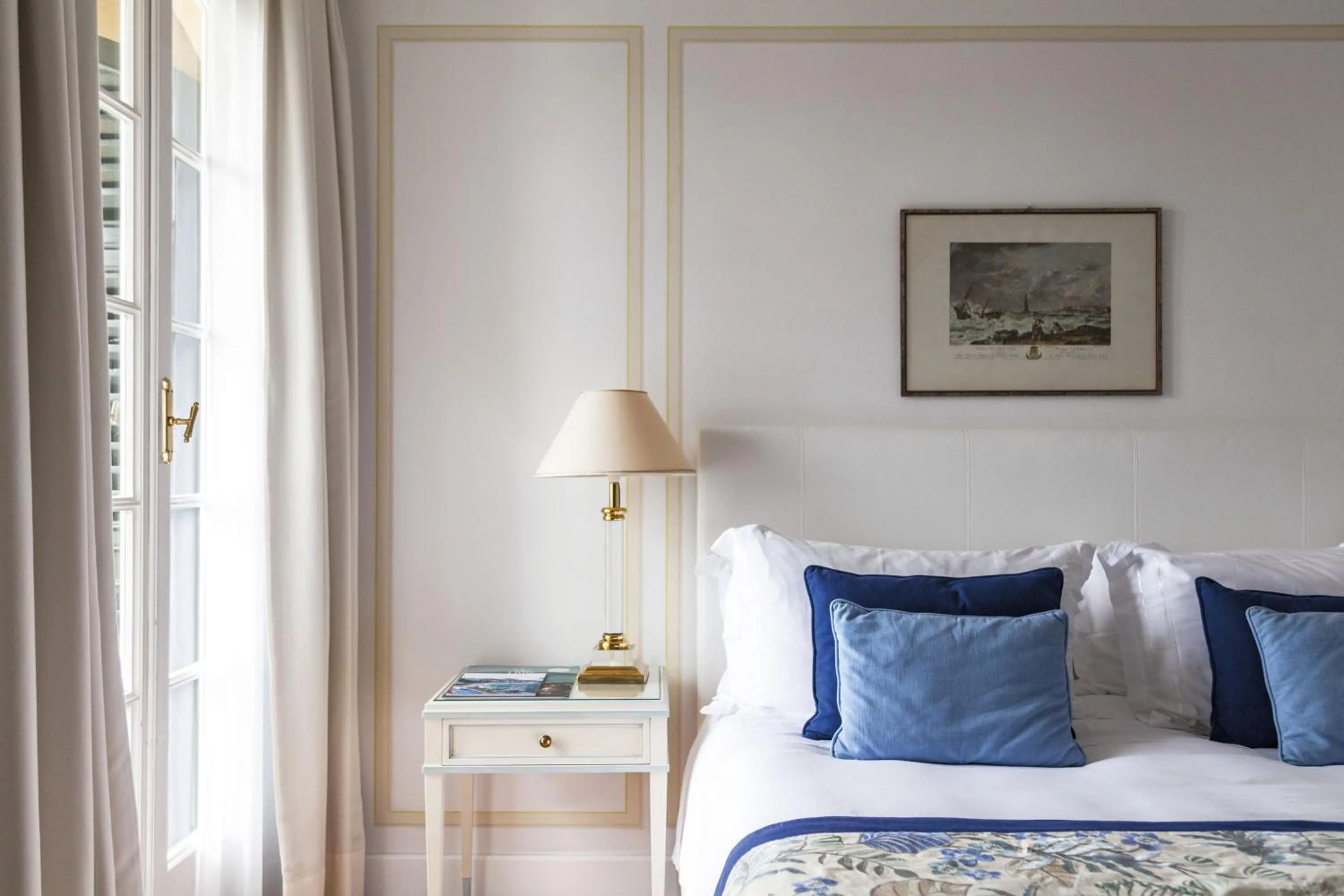 Bedroom, Bed in Splendido, A Belmond Hotel, Portofino