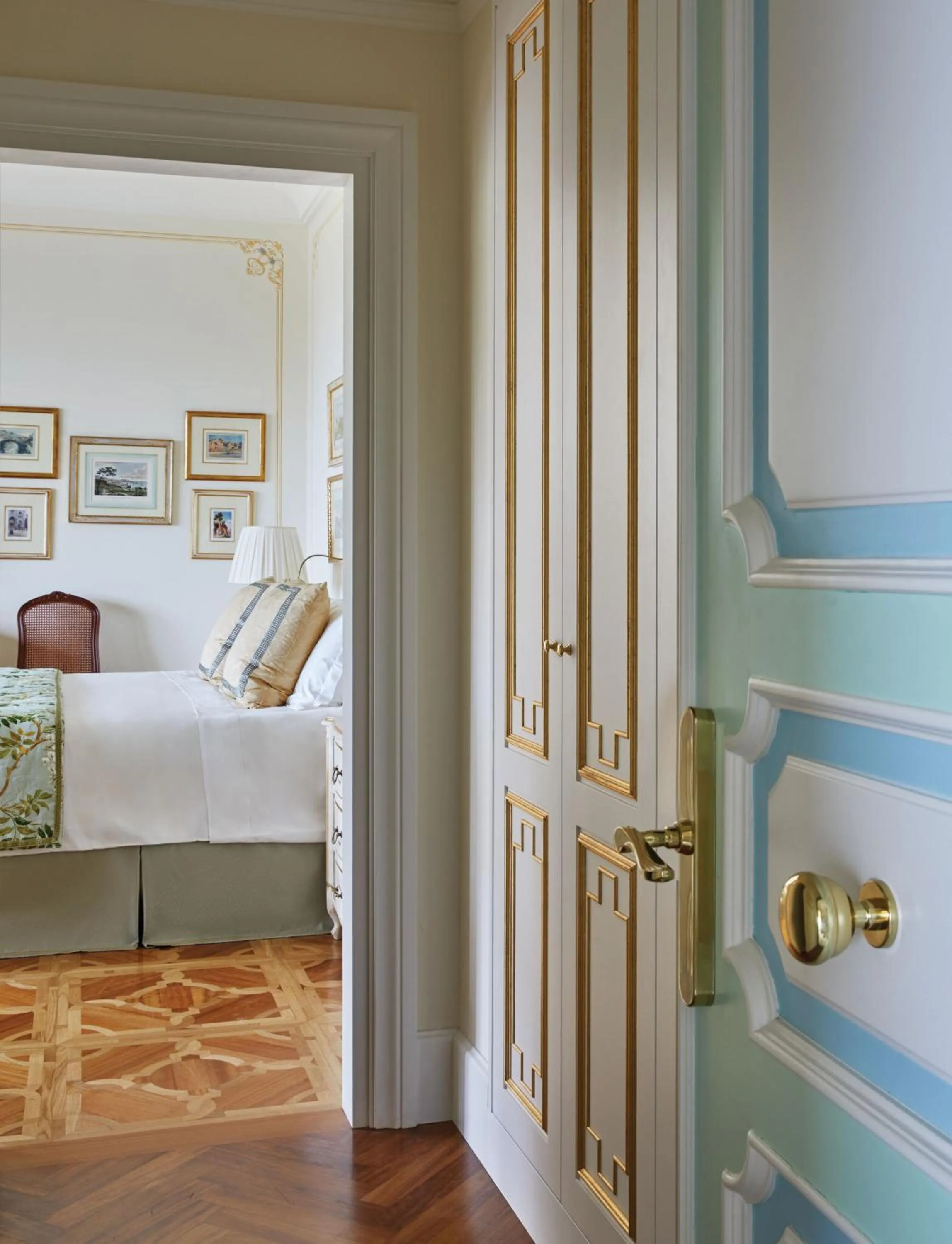 Bedroom, Bed in Splendido, A Belmond Hotel, Portofino