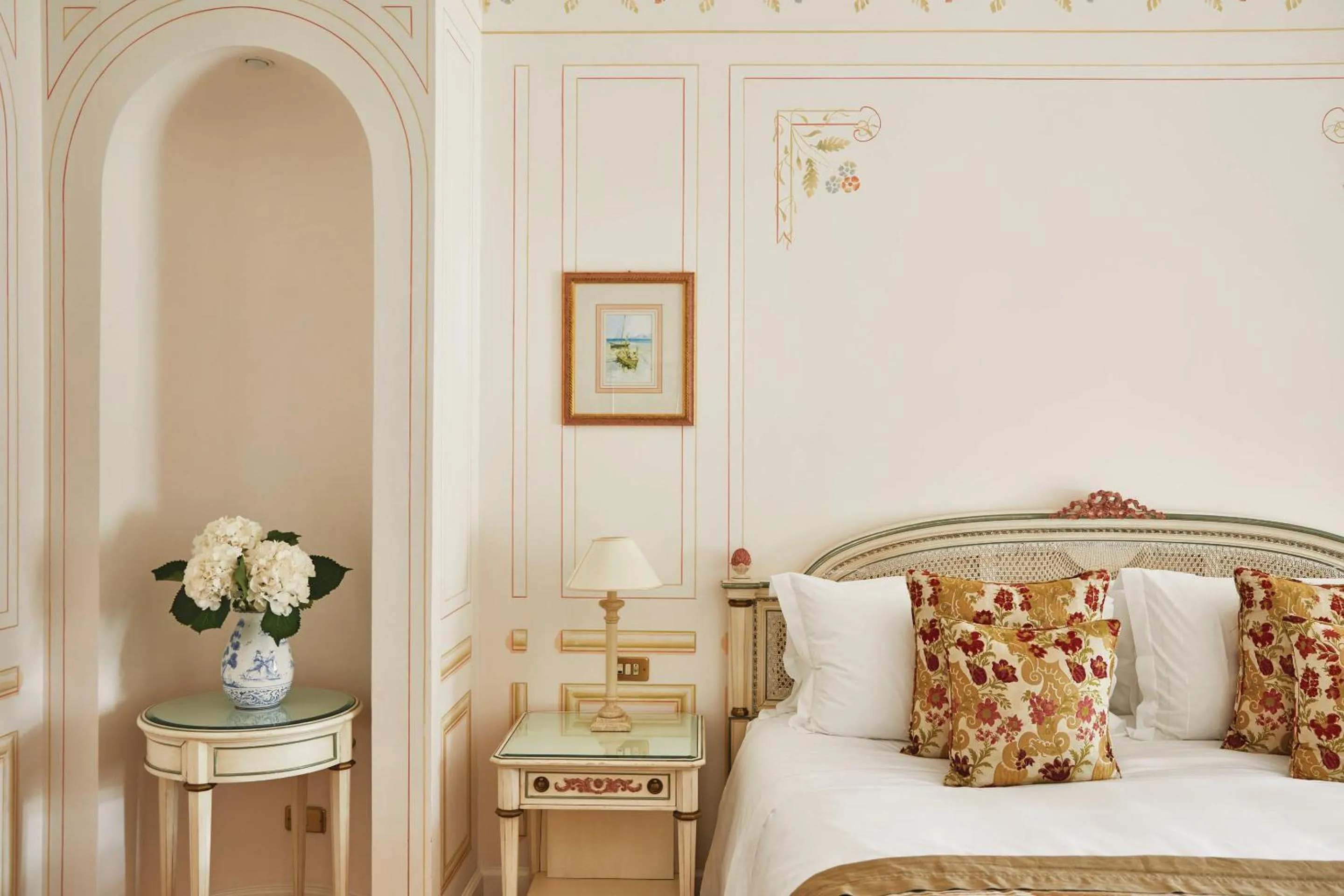 Bedroom, Bed in Splendido, A Belmond Hotel, Portofino