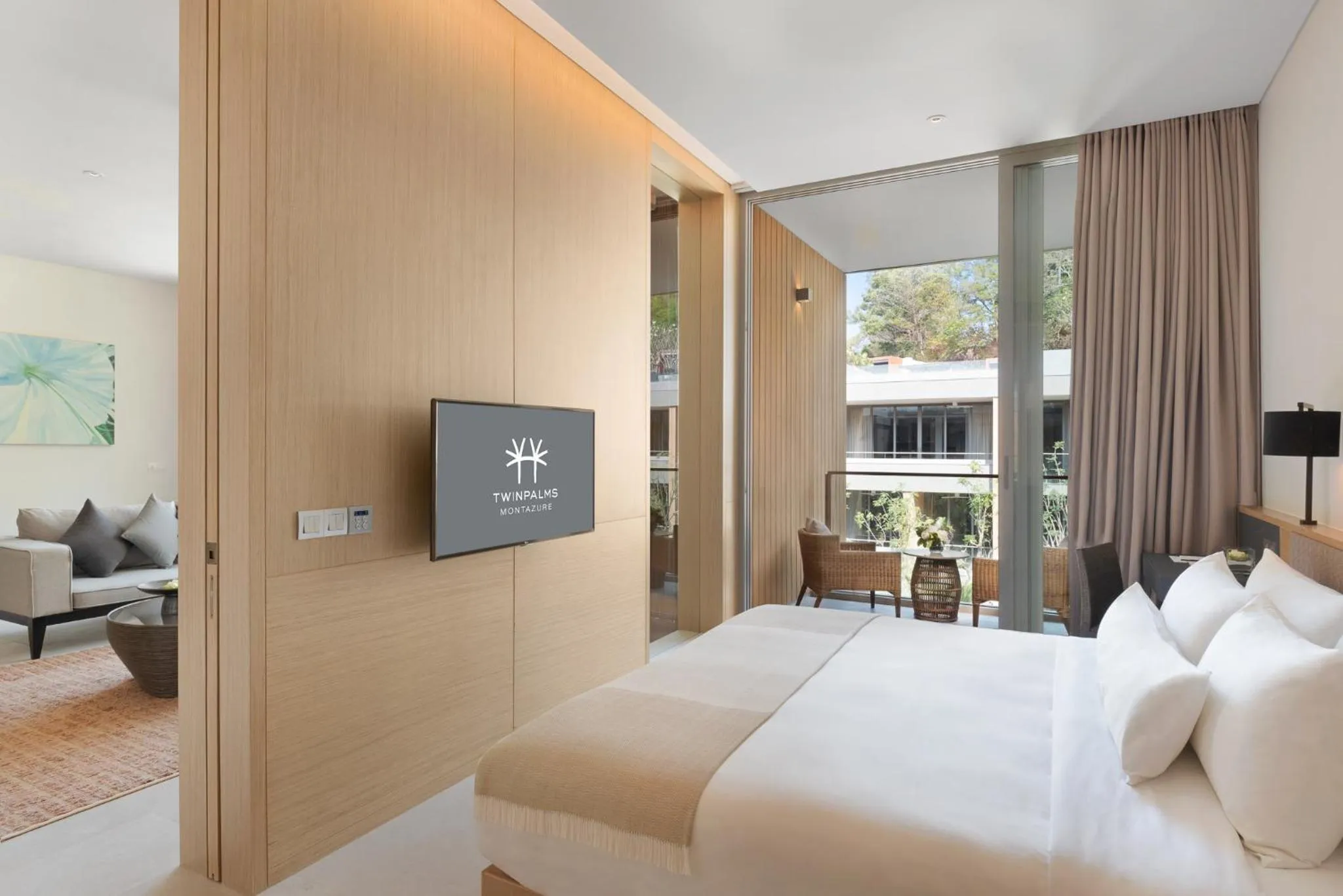 Bedroom, Bed in Twinpalms MontAzure Phuket