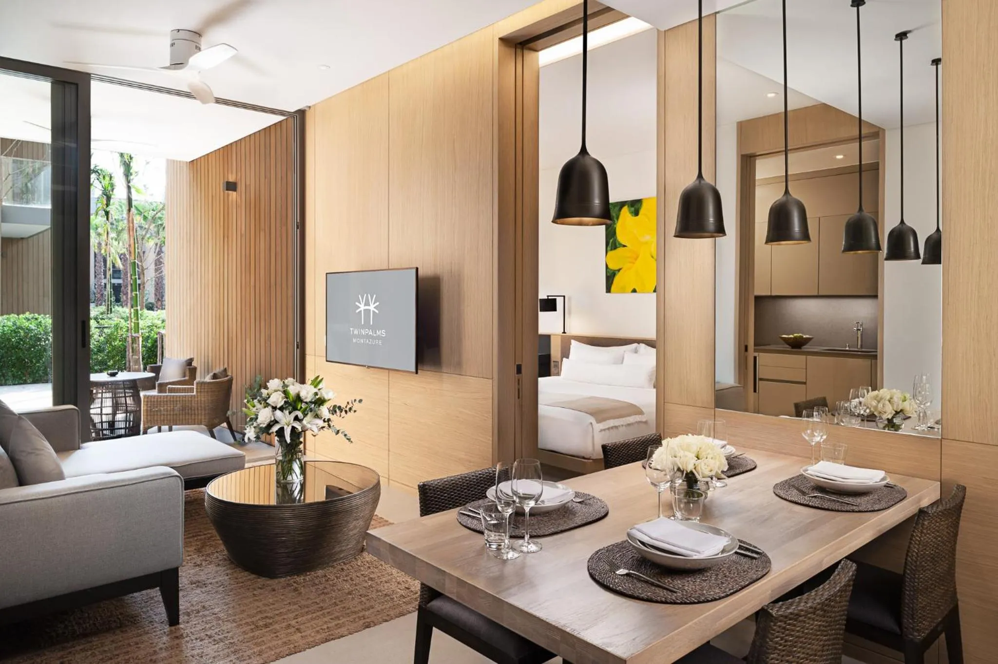 Living room in Twinpalms MontAzure Phuket