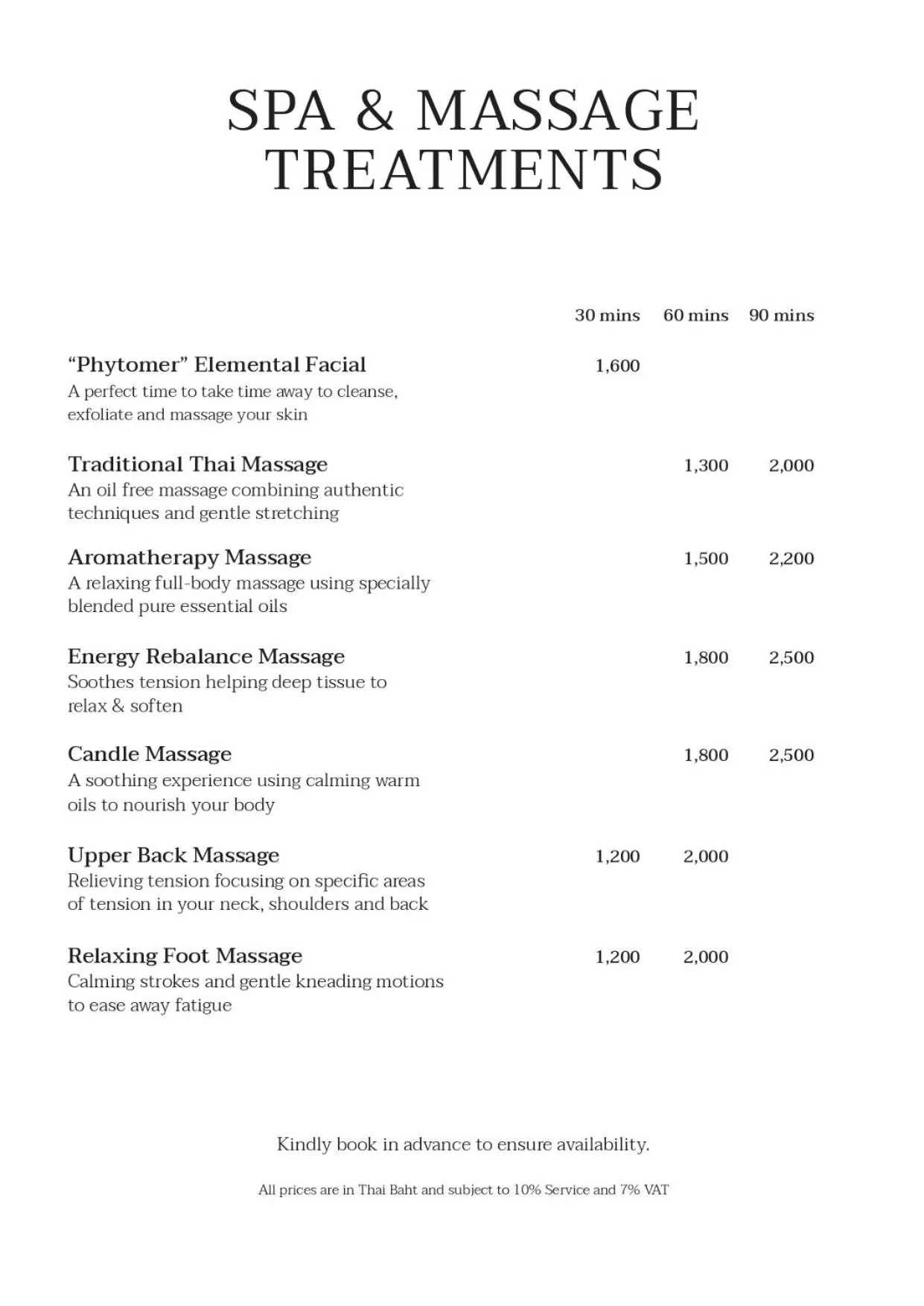 Spa and wellness centre/facilities in Twinpalms MontAzure Phuket