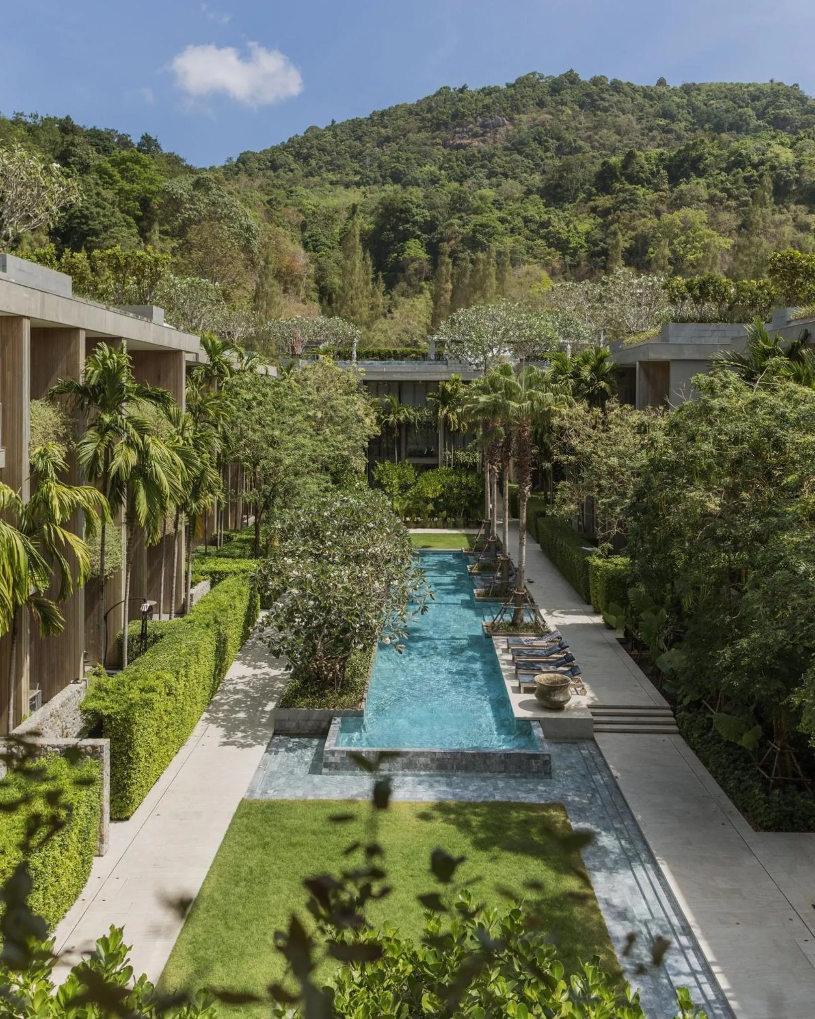 Pool view in Twinpalms MontAzure Phuket