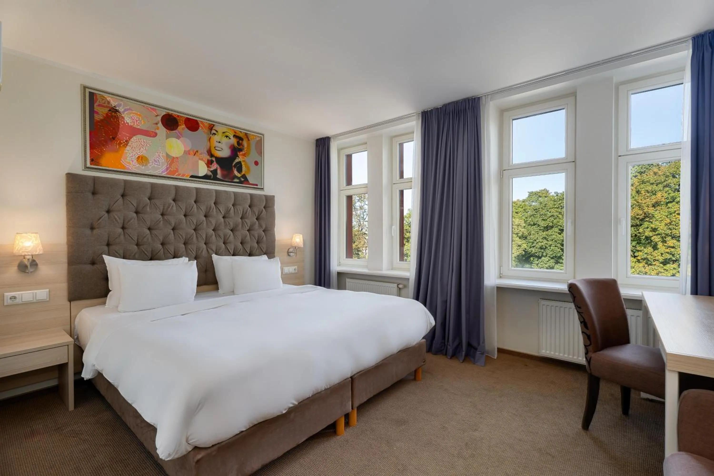 Bed in Radisson Hotel Old Town Riga