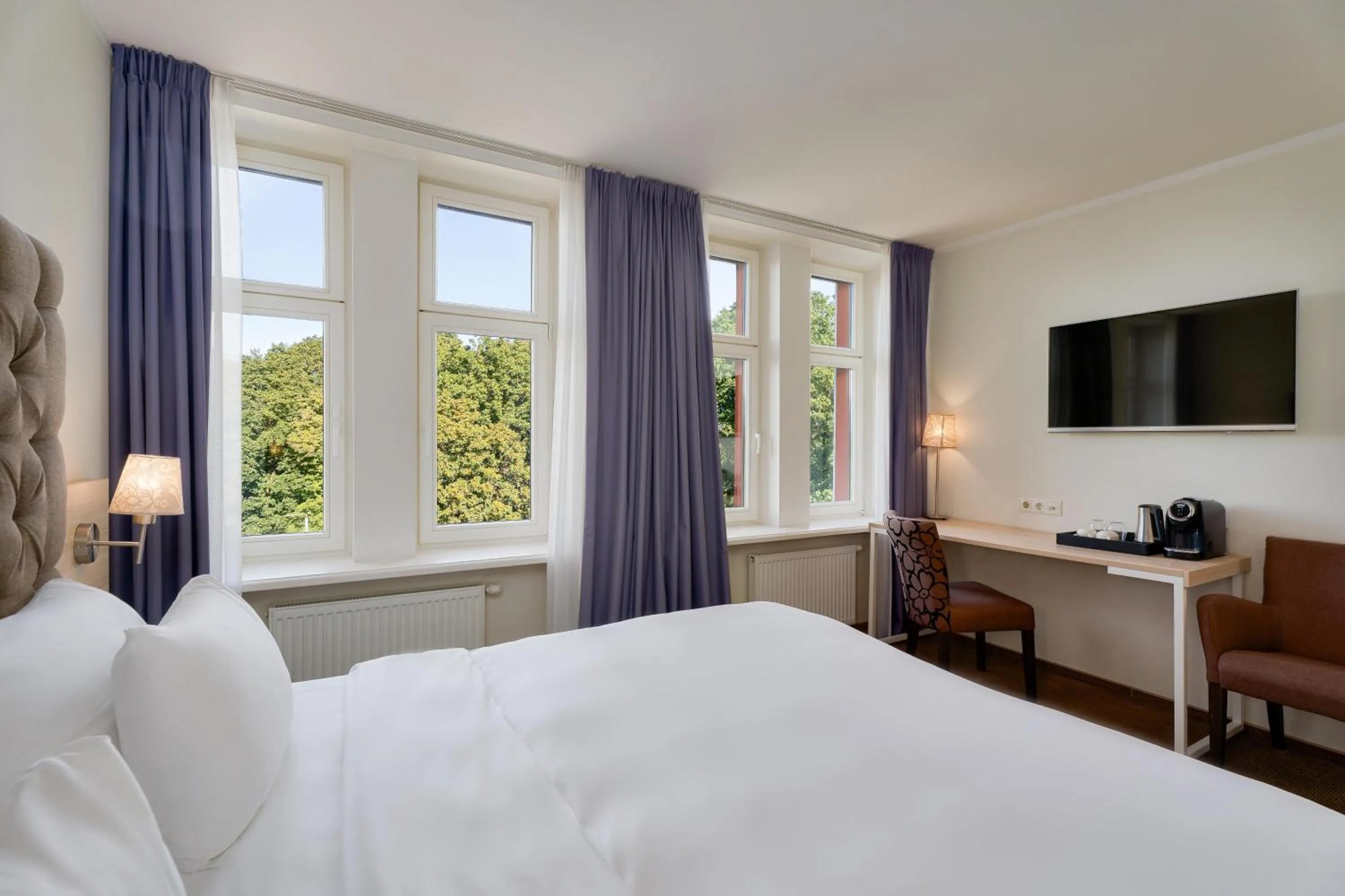 Bed in Radisson Hotel Old Town Riga