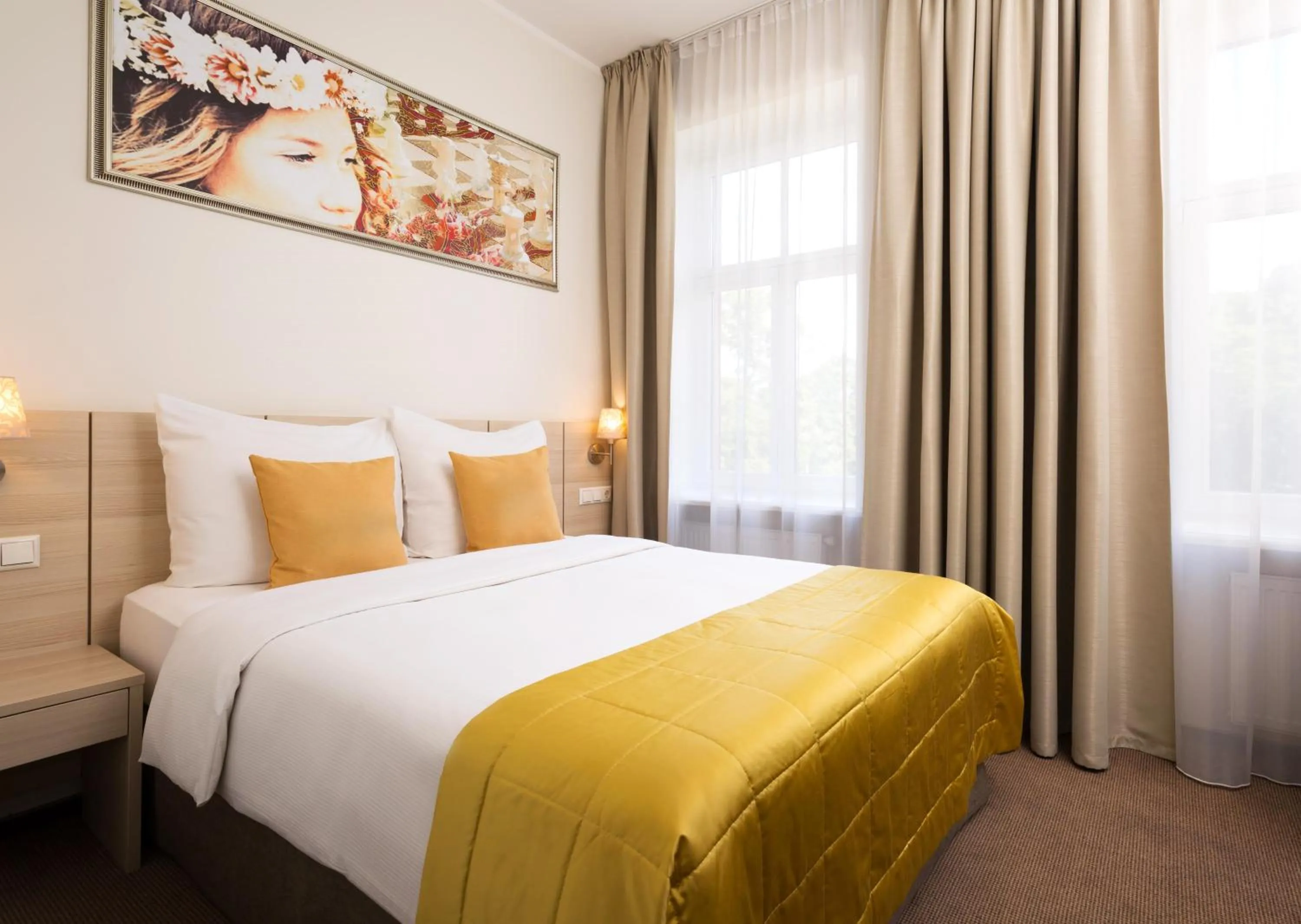 Bed in Radisson Hotel Old Town Riga