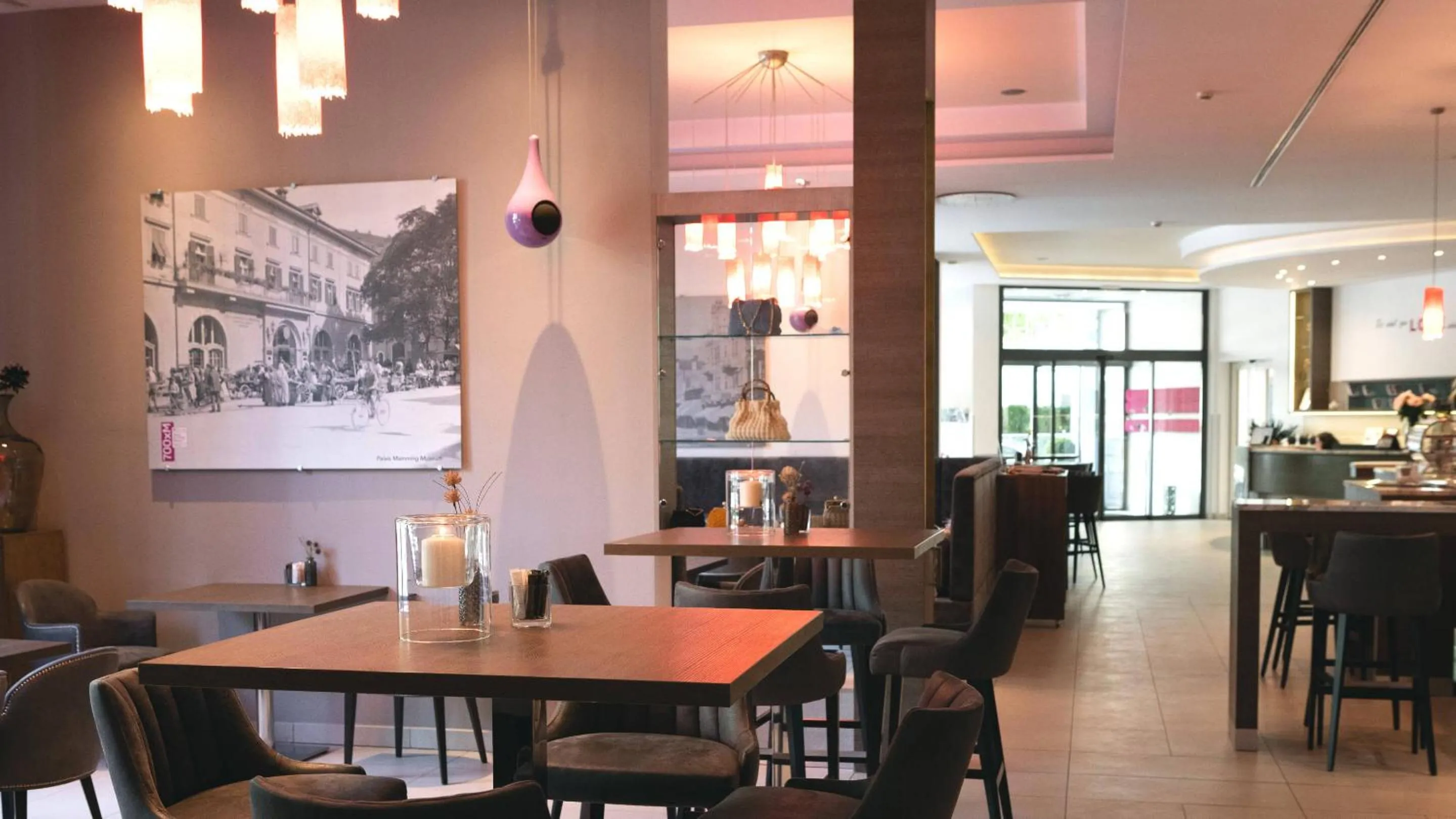 Lounge or bar in City Hotel Merano