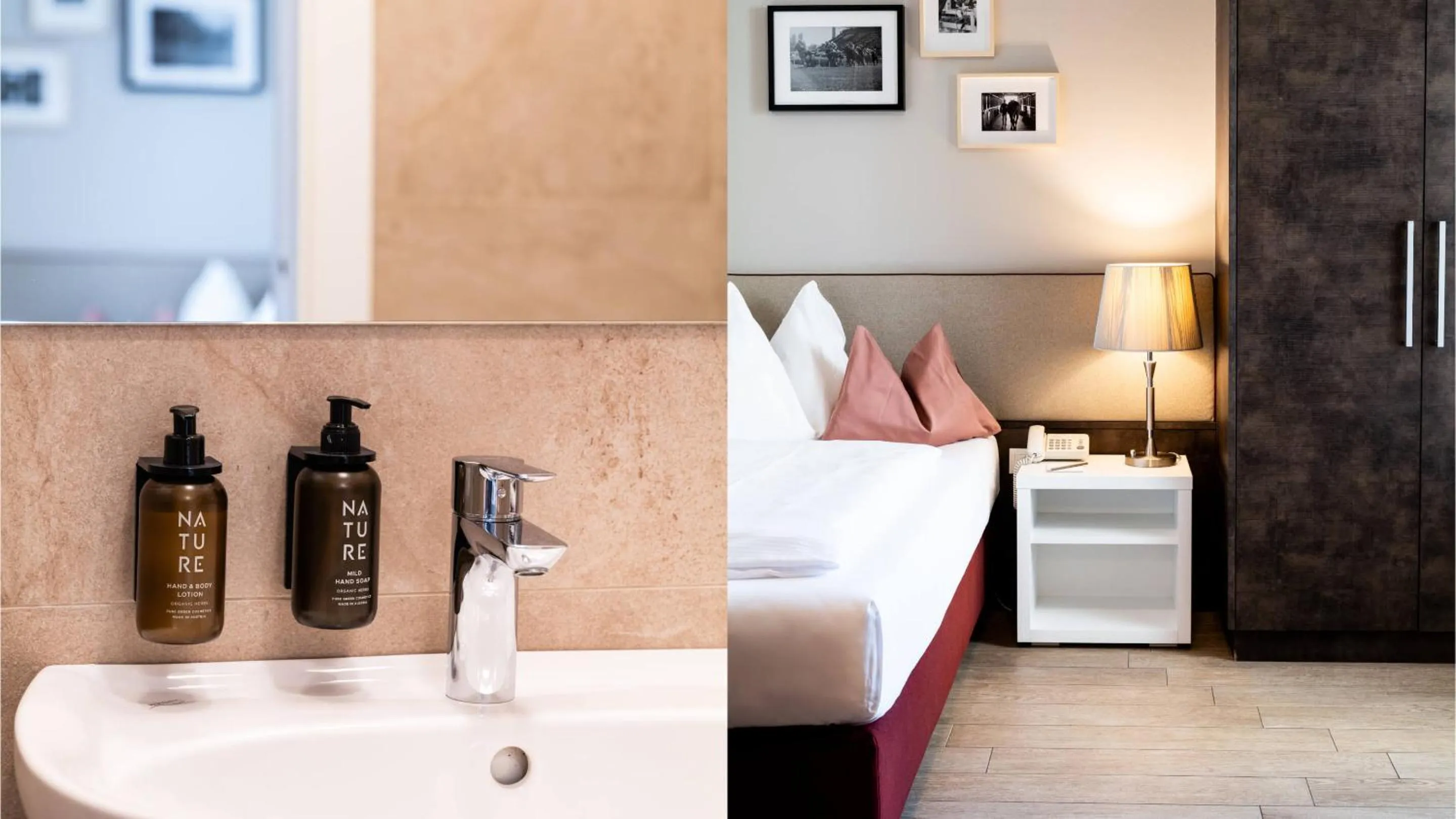 Bed in City Hotel Merano