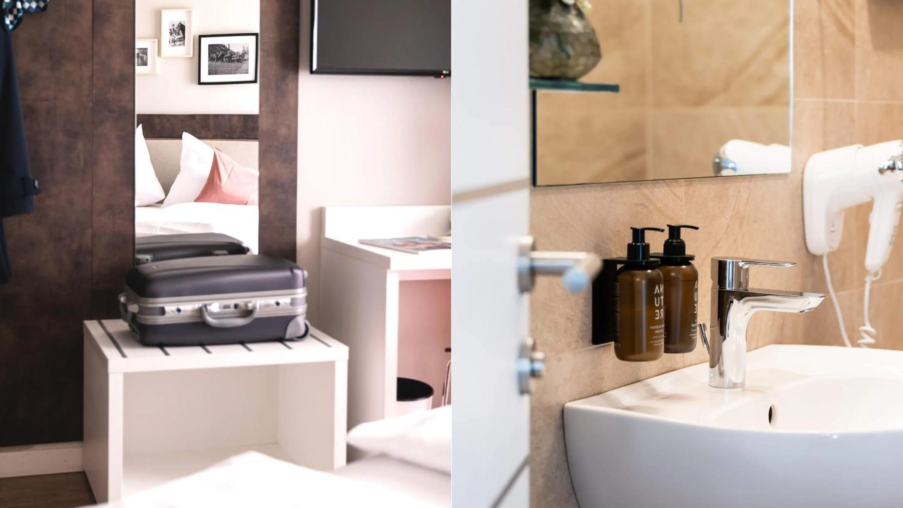 Bed in City Hotel Merano