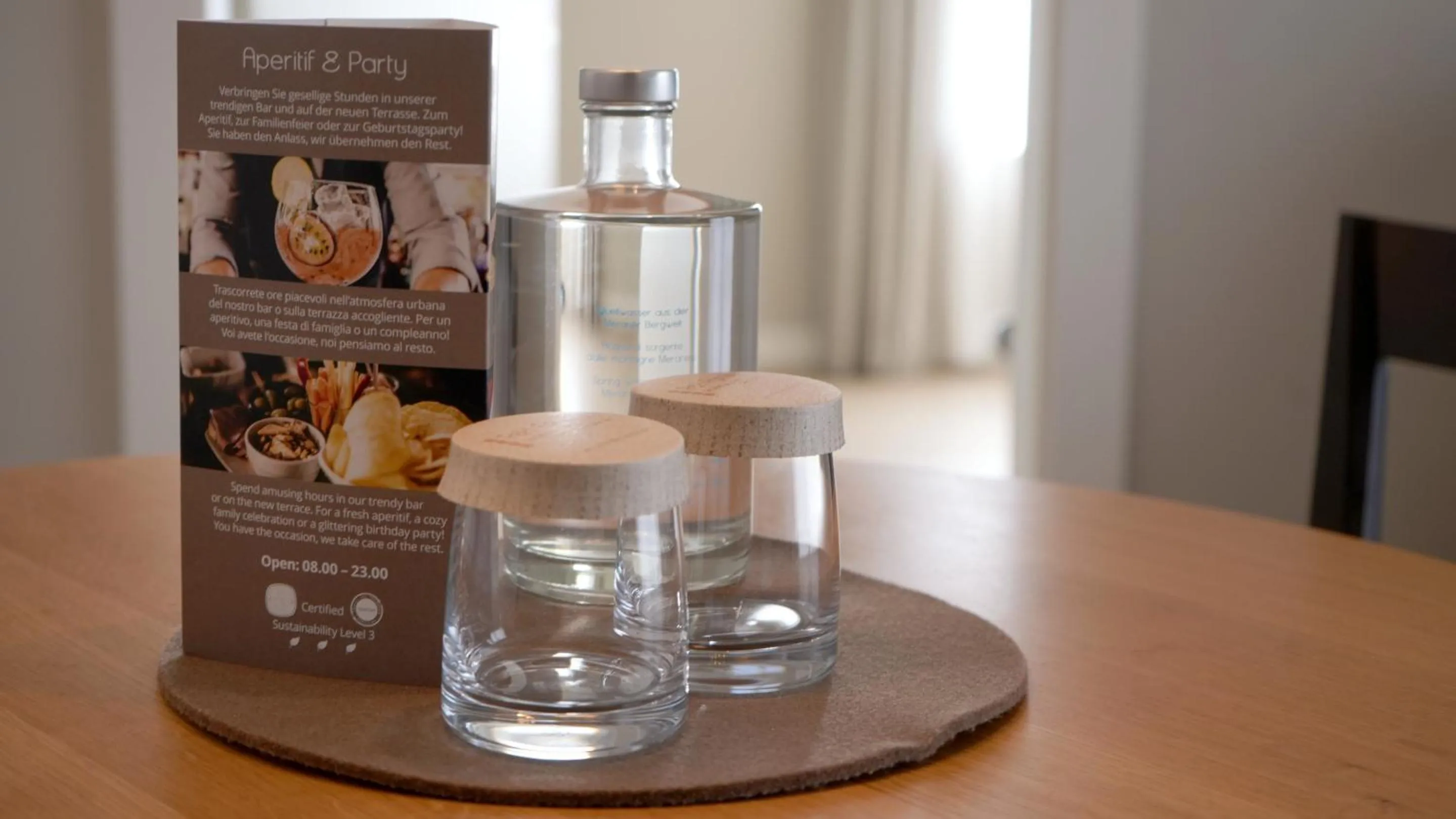 Decorative detail in City Hotel Merano