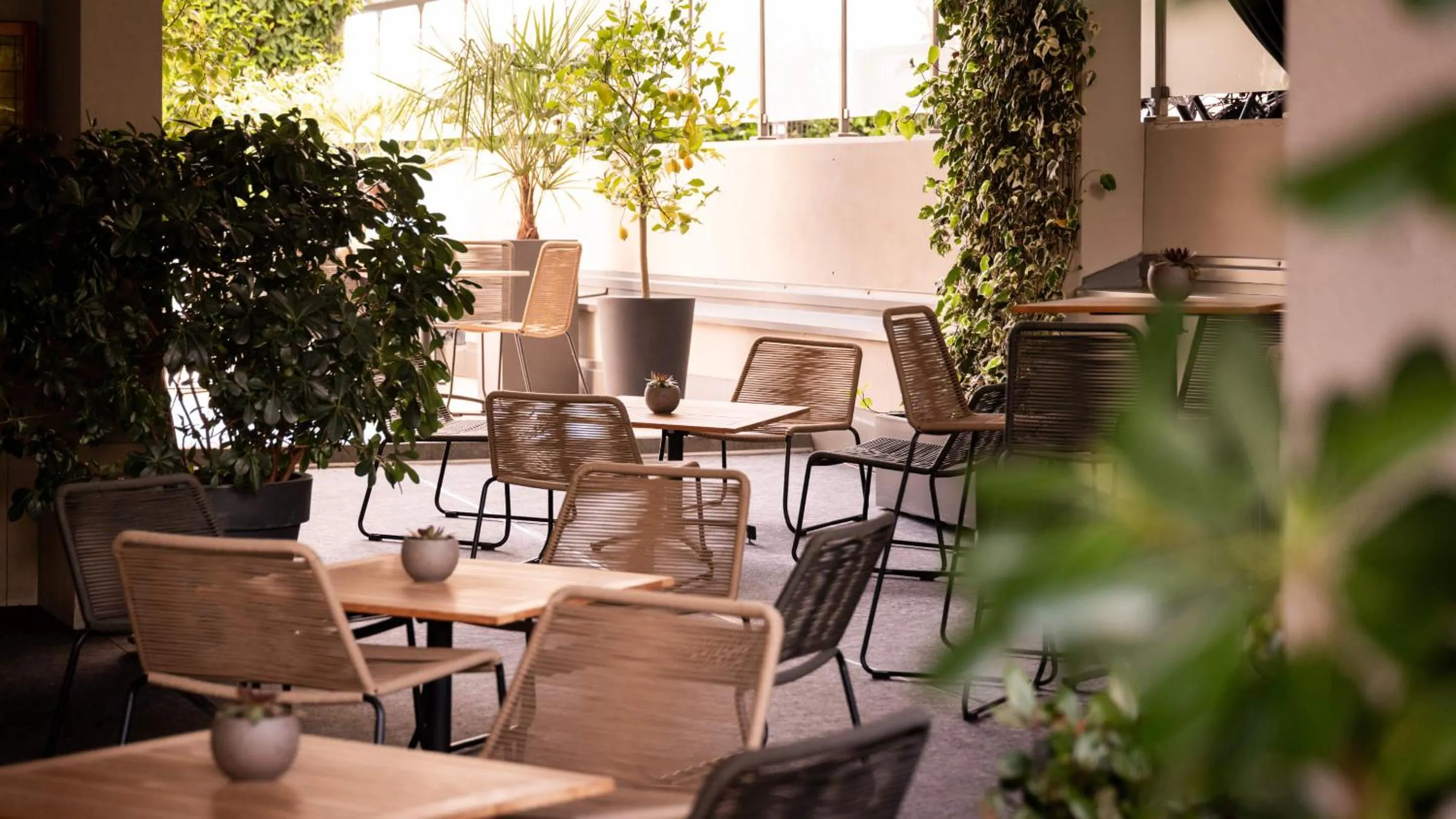 Balcony/Terrace in City Hotel Merano