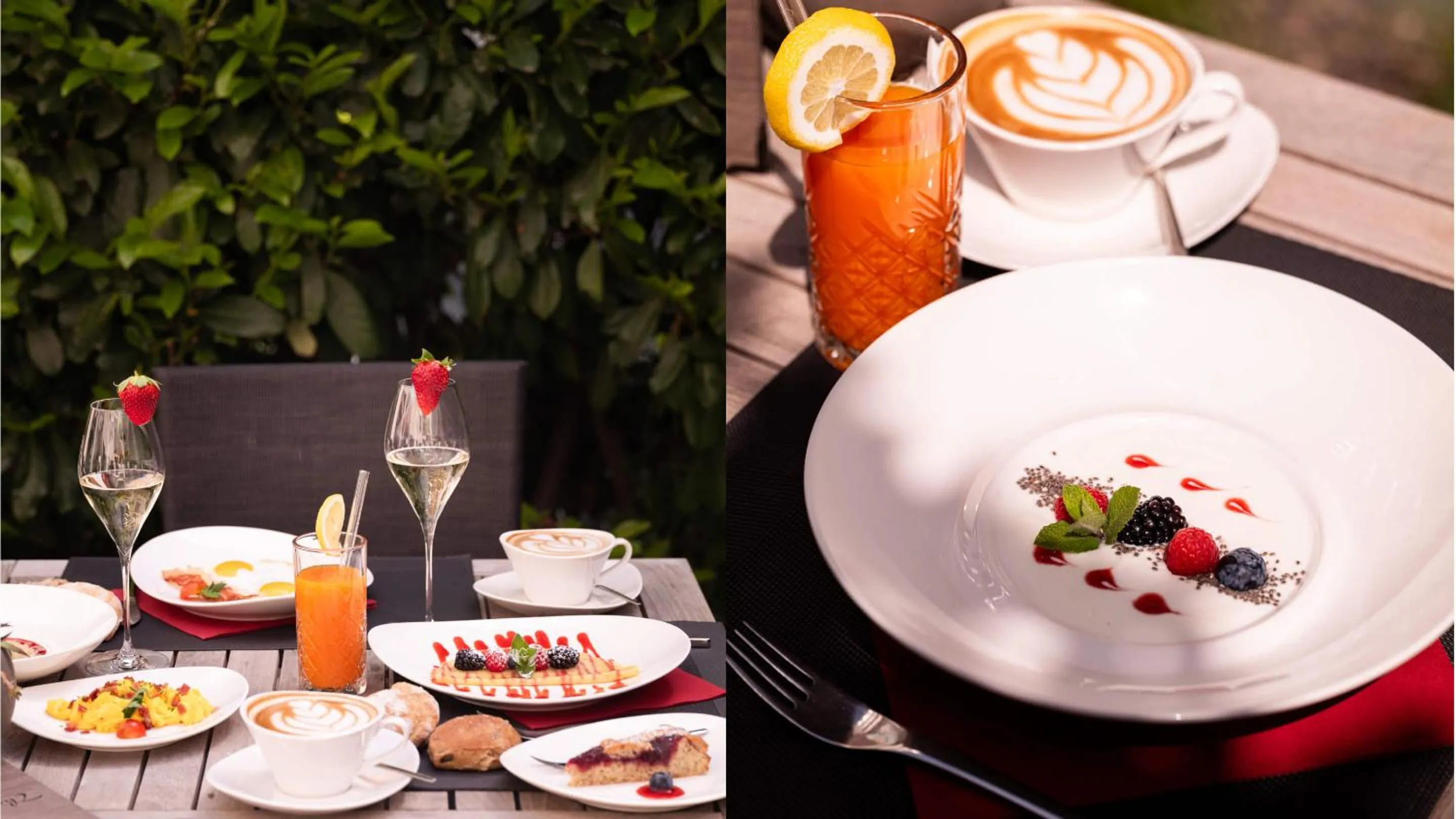 Restaurant/places to eat in City Hotel Merano