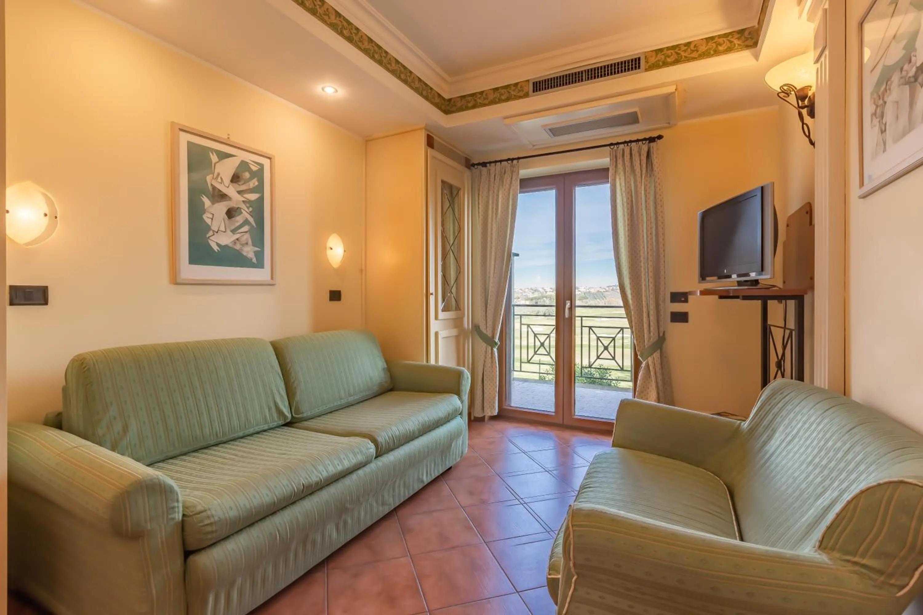 Living room in Carpediem Roma Golf Club