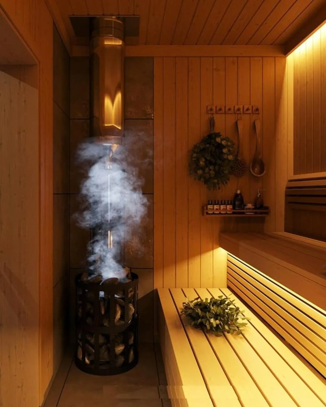 Sauna in Diplomat Suites Hotel