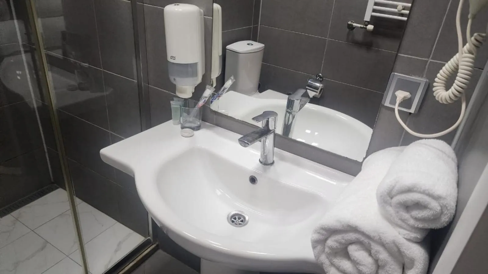 Bathroom in Diplomat Suites Hotel