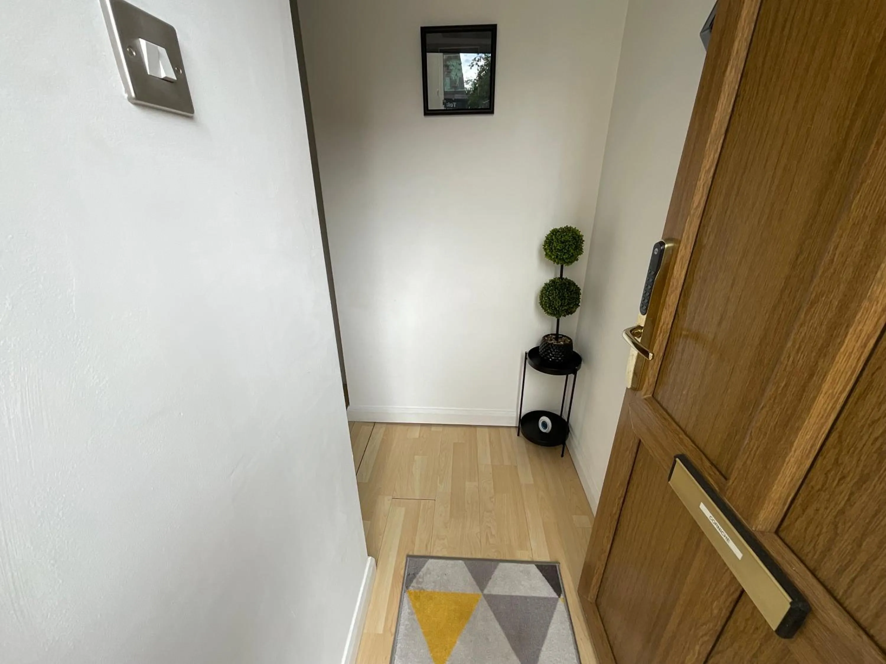 Decorative detail in Earle House Serviced Apartments