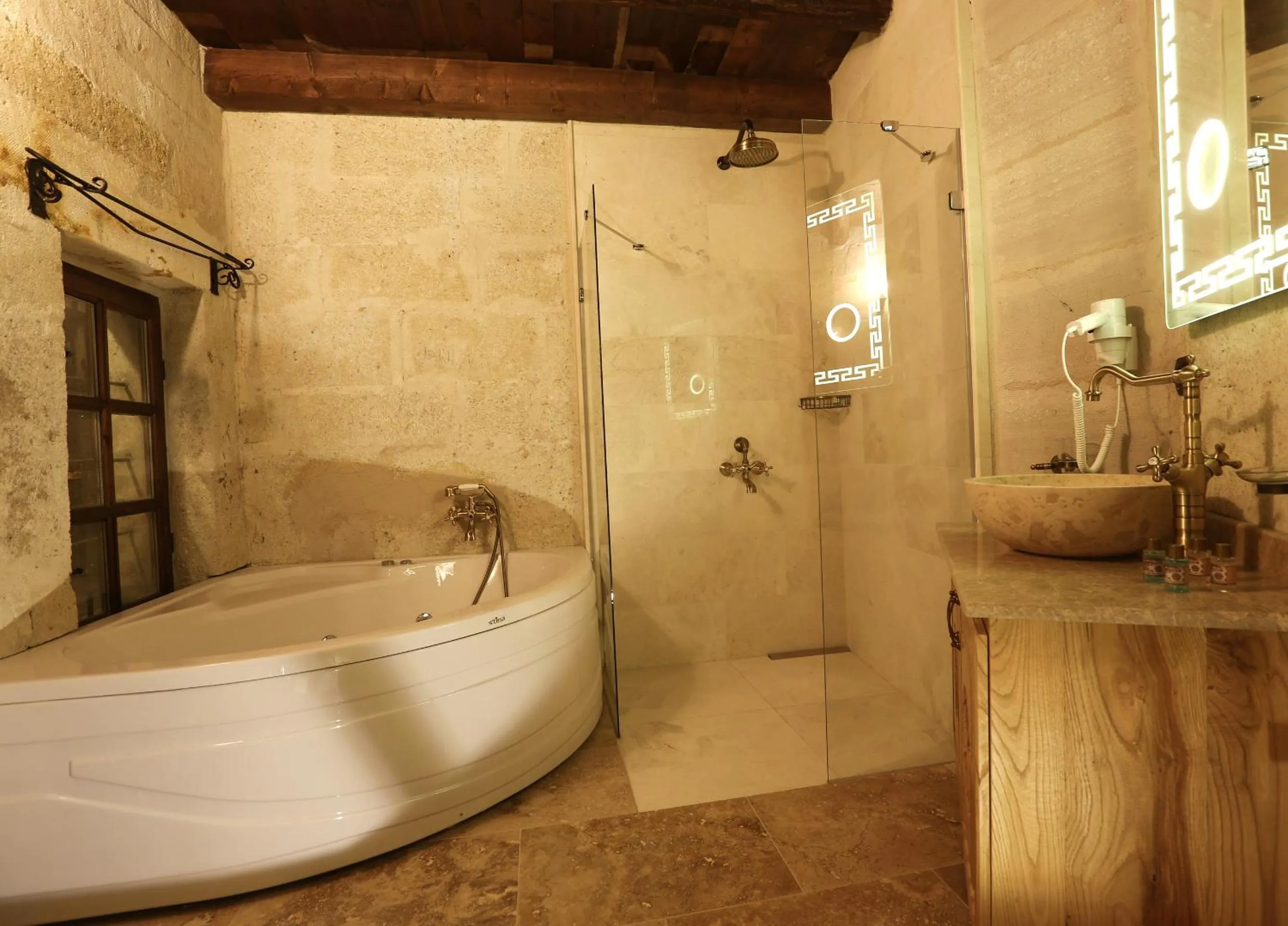 Shower in Caftan Cave Suites