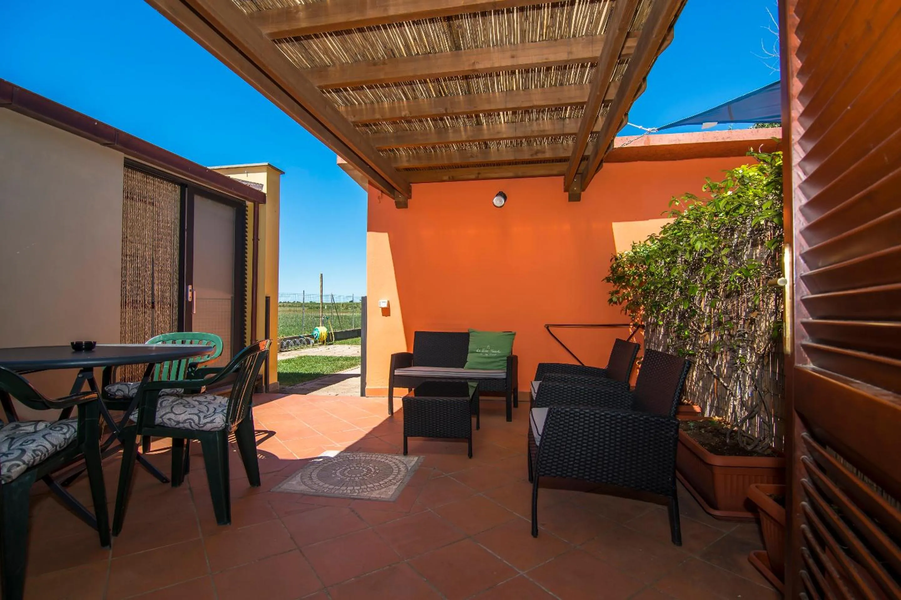 Patio in Country Resort Le Due Ruote