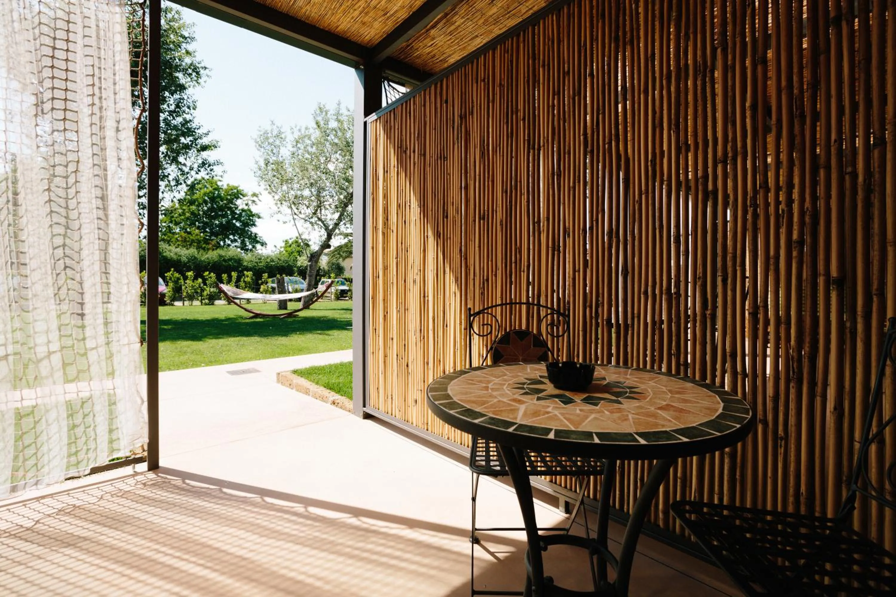 Patio in Country Resort Le Due Ruote