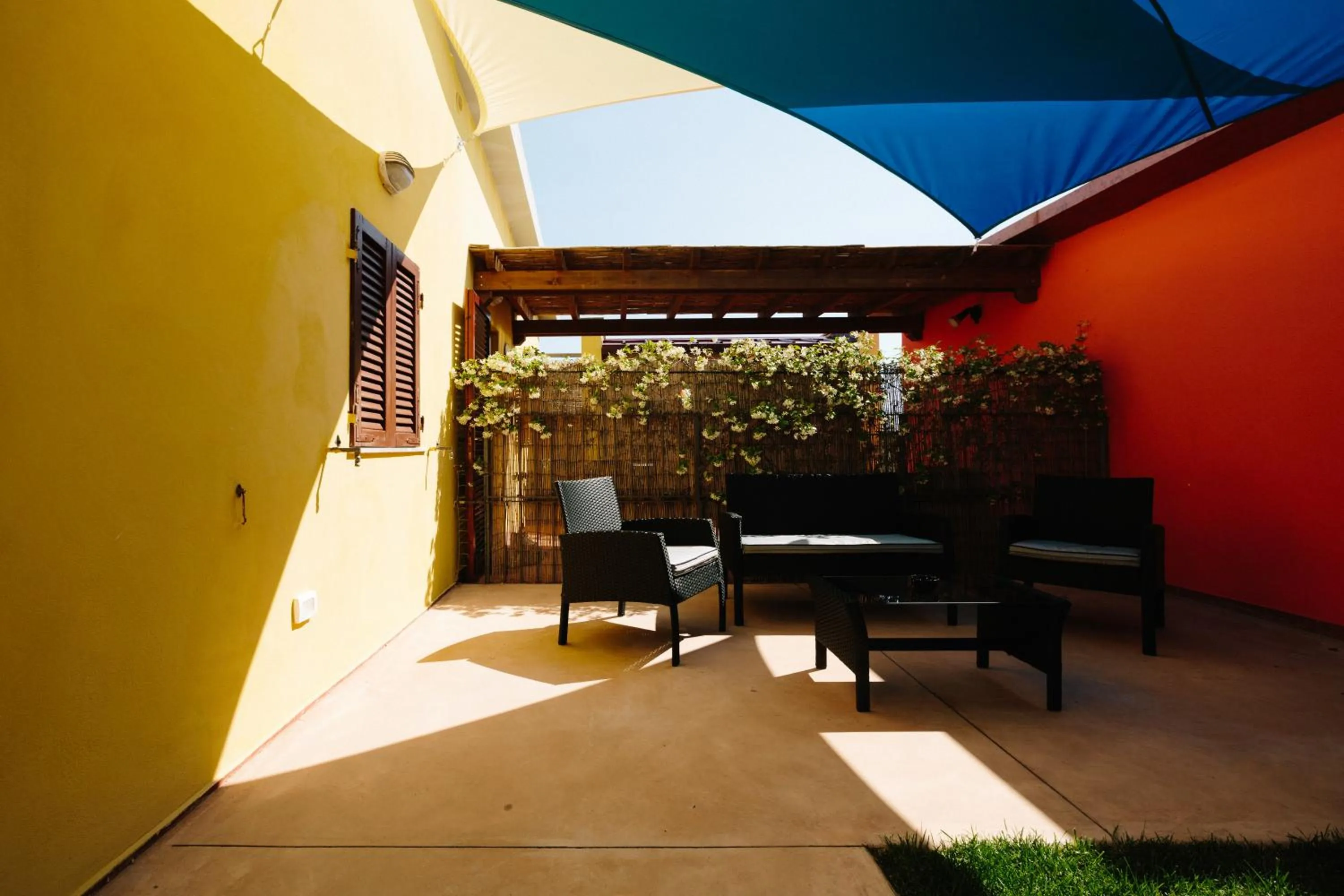 Patio in Country Resort Le Due Ruote