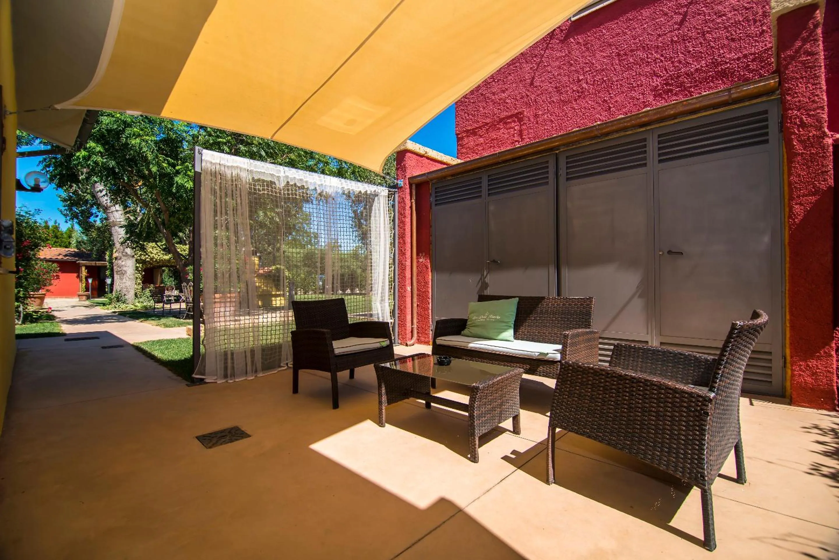 Patio in Country Resort Le Due Ruote