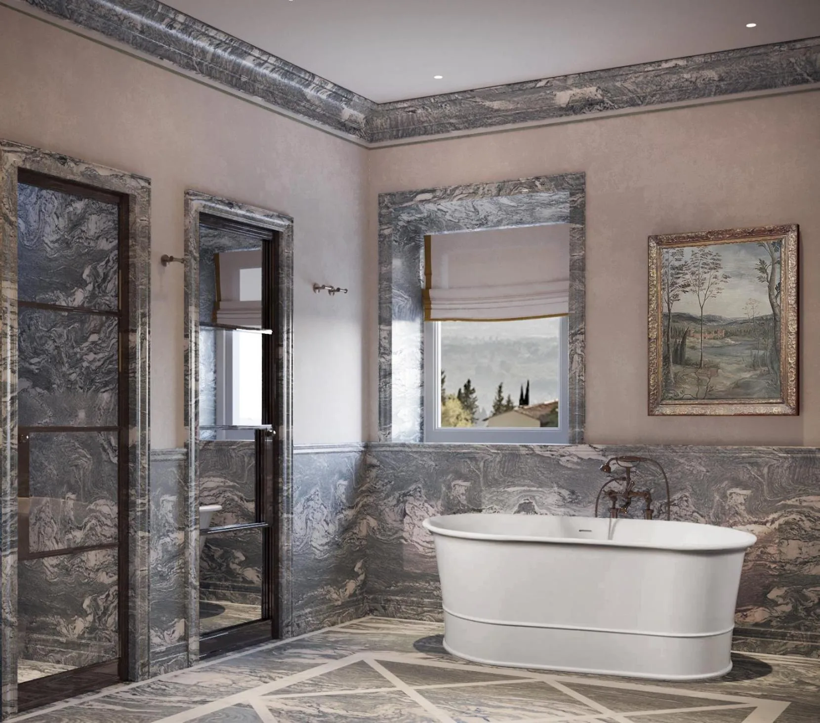 Bathroom in Villa San Michele, A Belmond Hotel, Florence