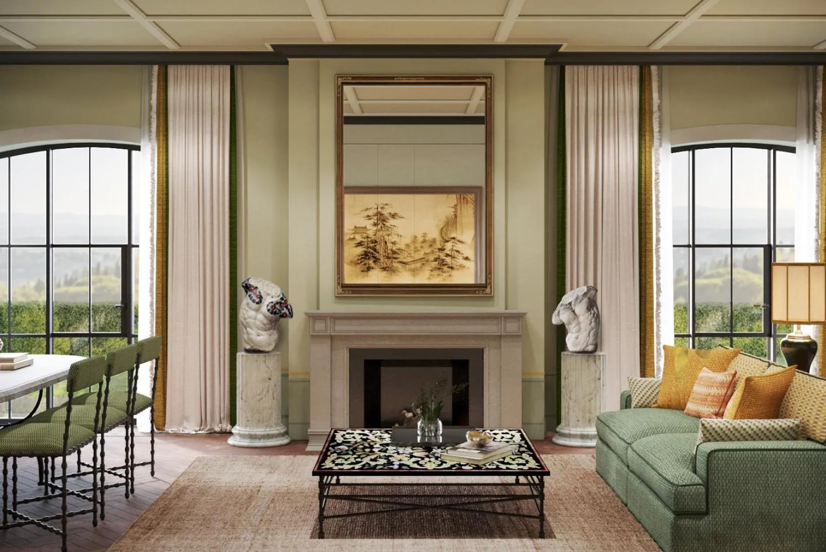 Living room in Villa San Michele, A Belmond Hotel, Florence