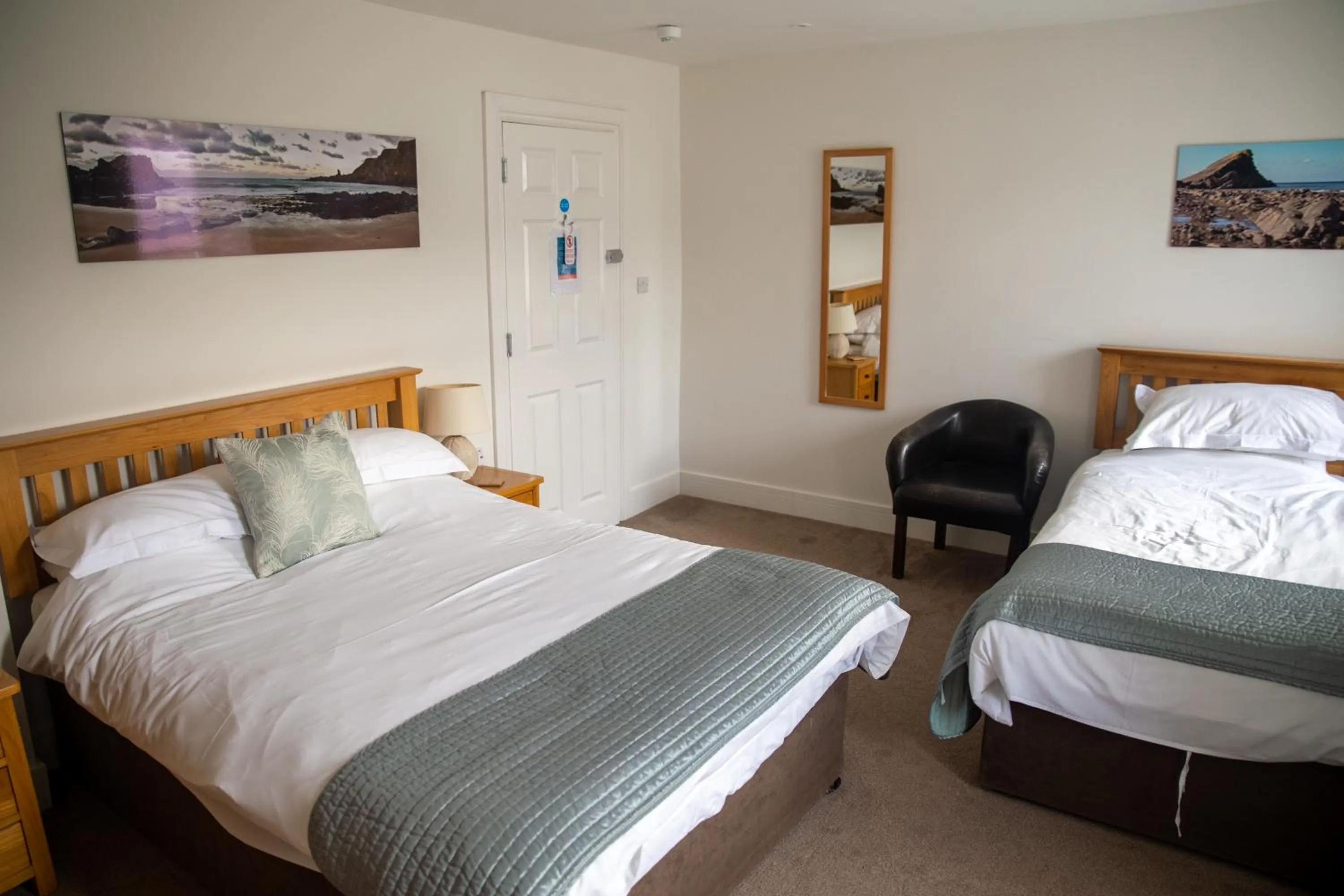 Bed in Hartland Quay Hotel