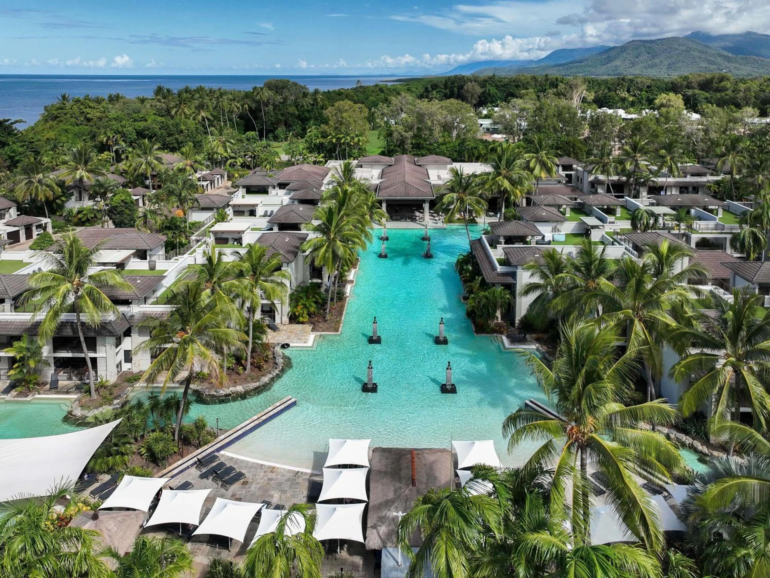 Pool view in Pullman Port Douglas Sea Temple Resort and Spa