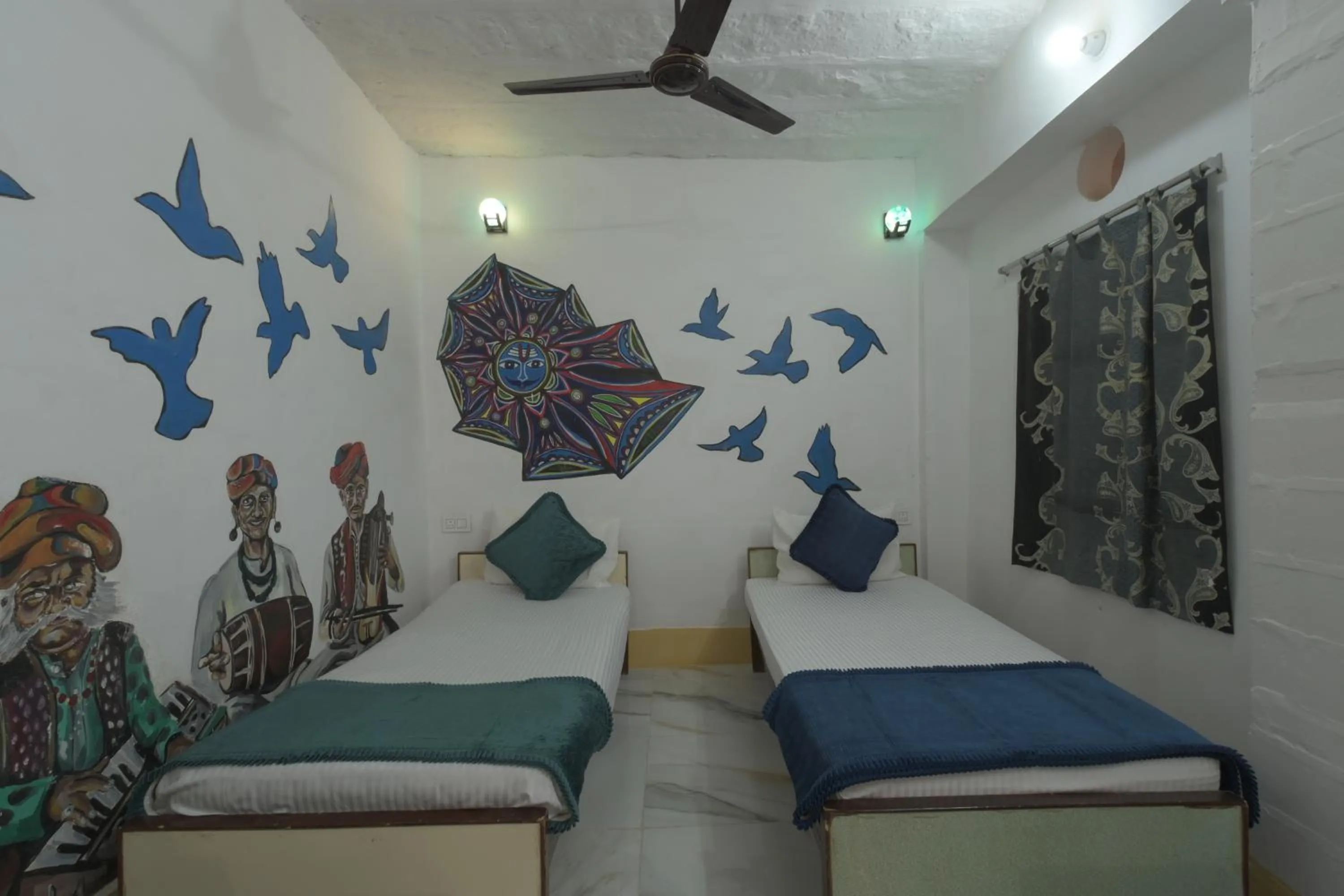 Bed in Deepak Hotel & Restaurant