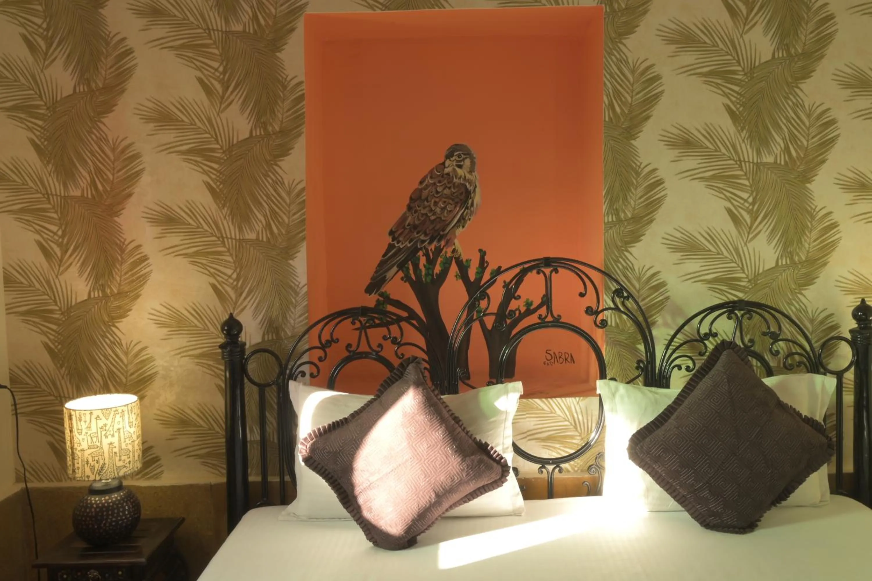 Bed in Deepak Hotel & Restaurant