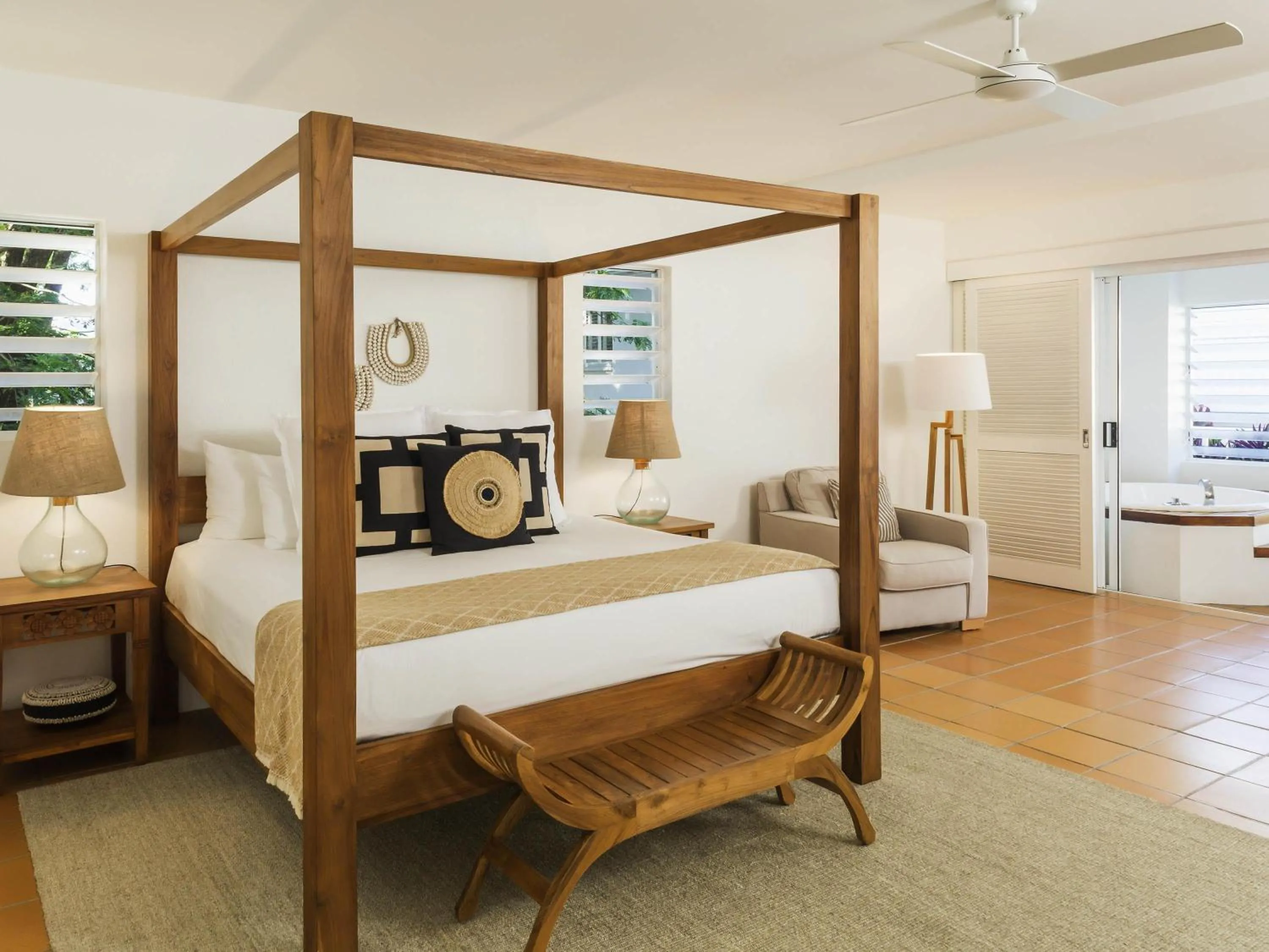 Bedroom, Bed in The Reef House Adults Retreat - Enjoy 28 Complimentary Inclusions