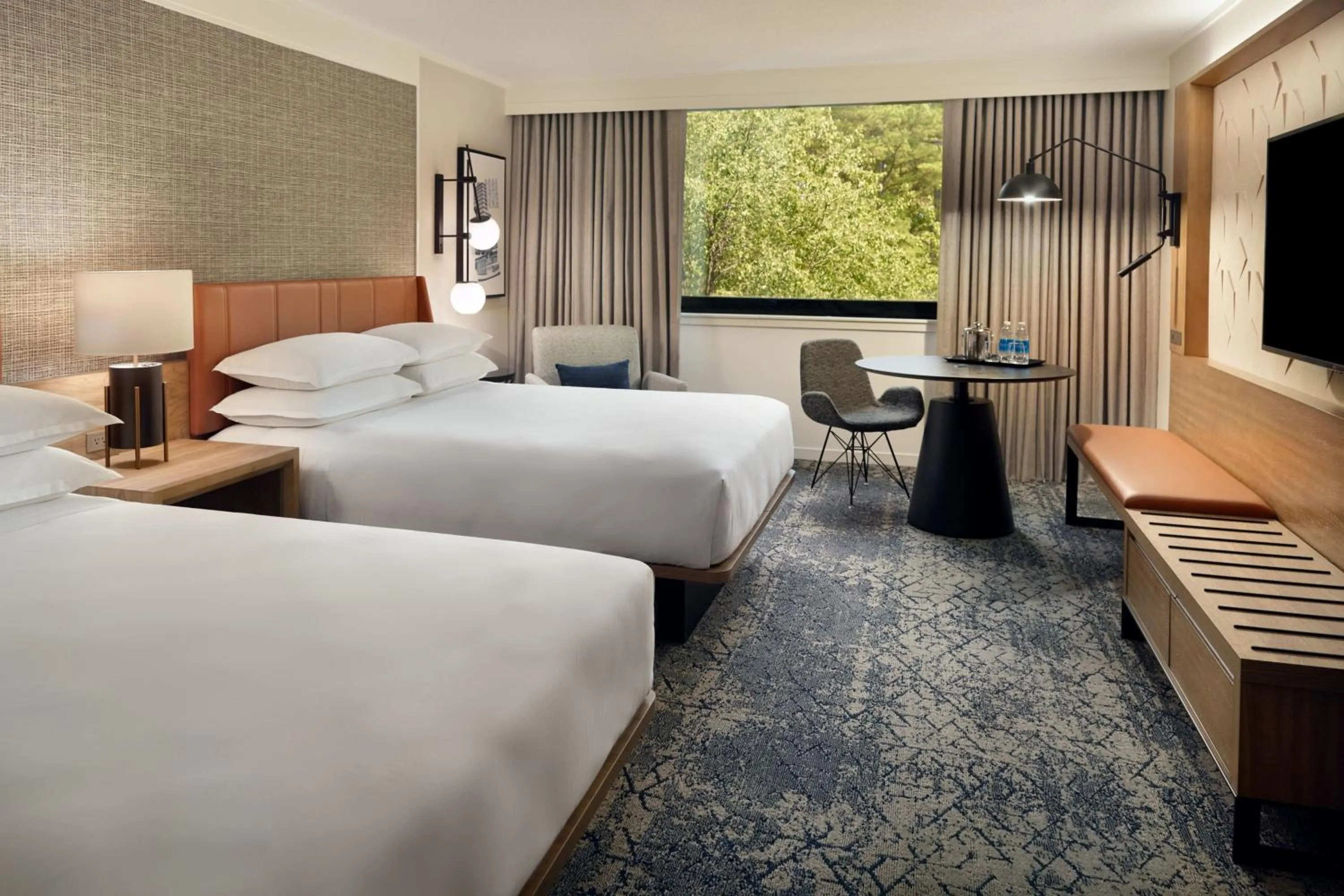 Photo of the whole room, Bed in Sheraton Imperial Hotel Raleigh-Durham Airport at Research Triangle Park