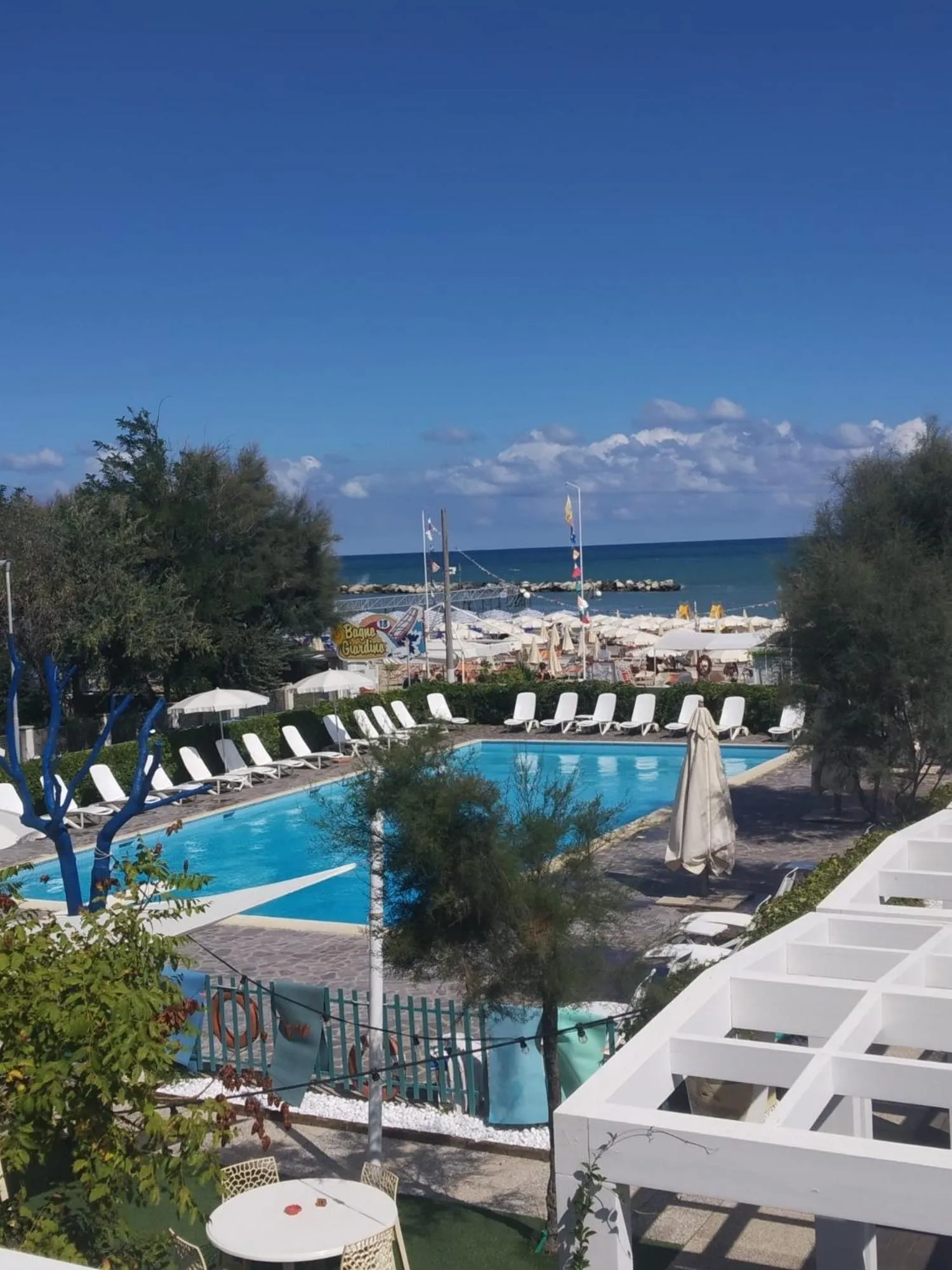 Pool view in Hotel Residenza Giardino