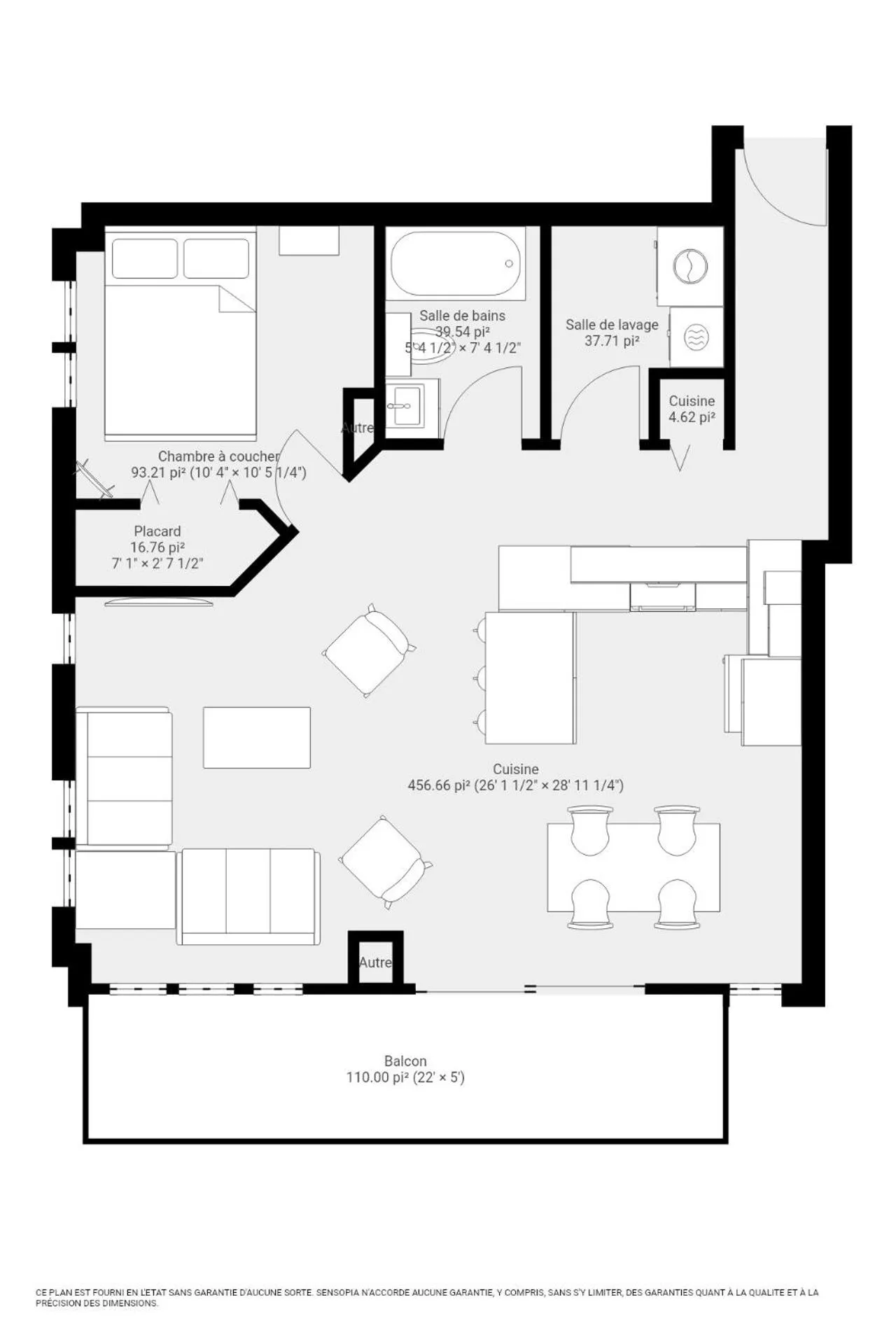 Floor plan in INITIAL - HORIZON - Chutes-Montmorency