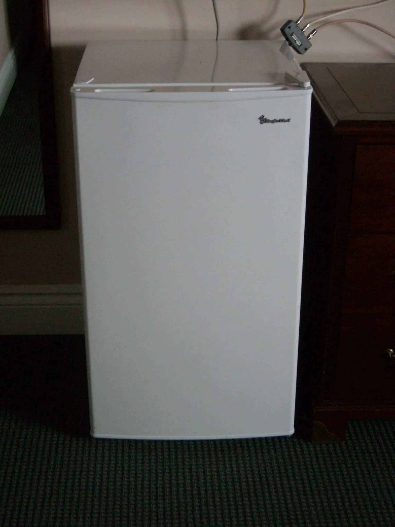 Kitchen or kitchenette in Grand Motel Saint-Hubert