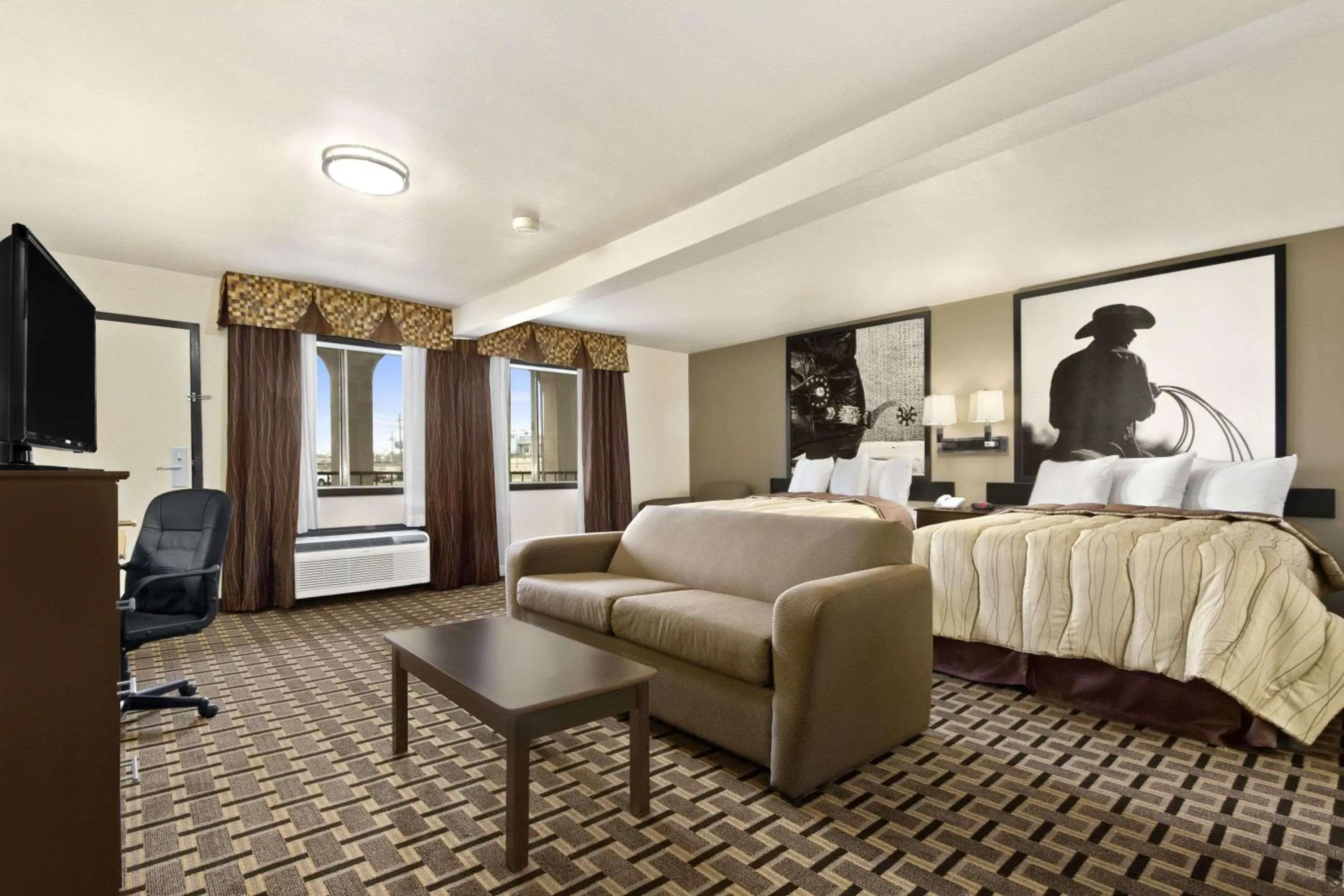 Photo of the whole room in Super 8 by Wyndham Fort Worth TX