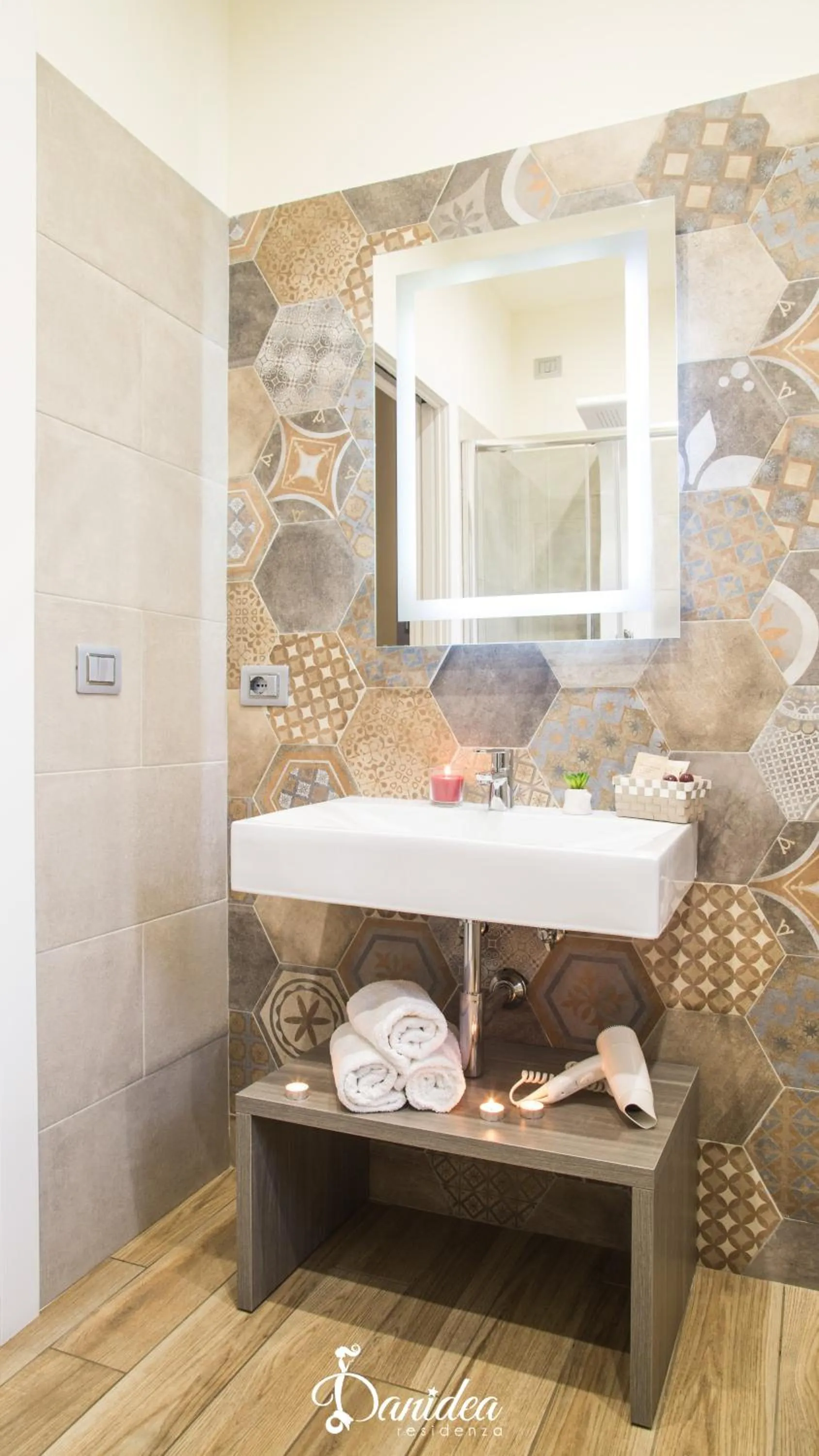 Bathroom in Residenza Danidea