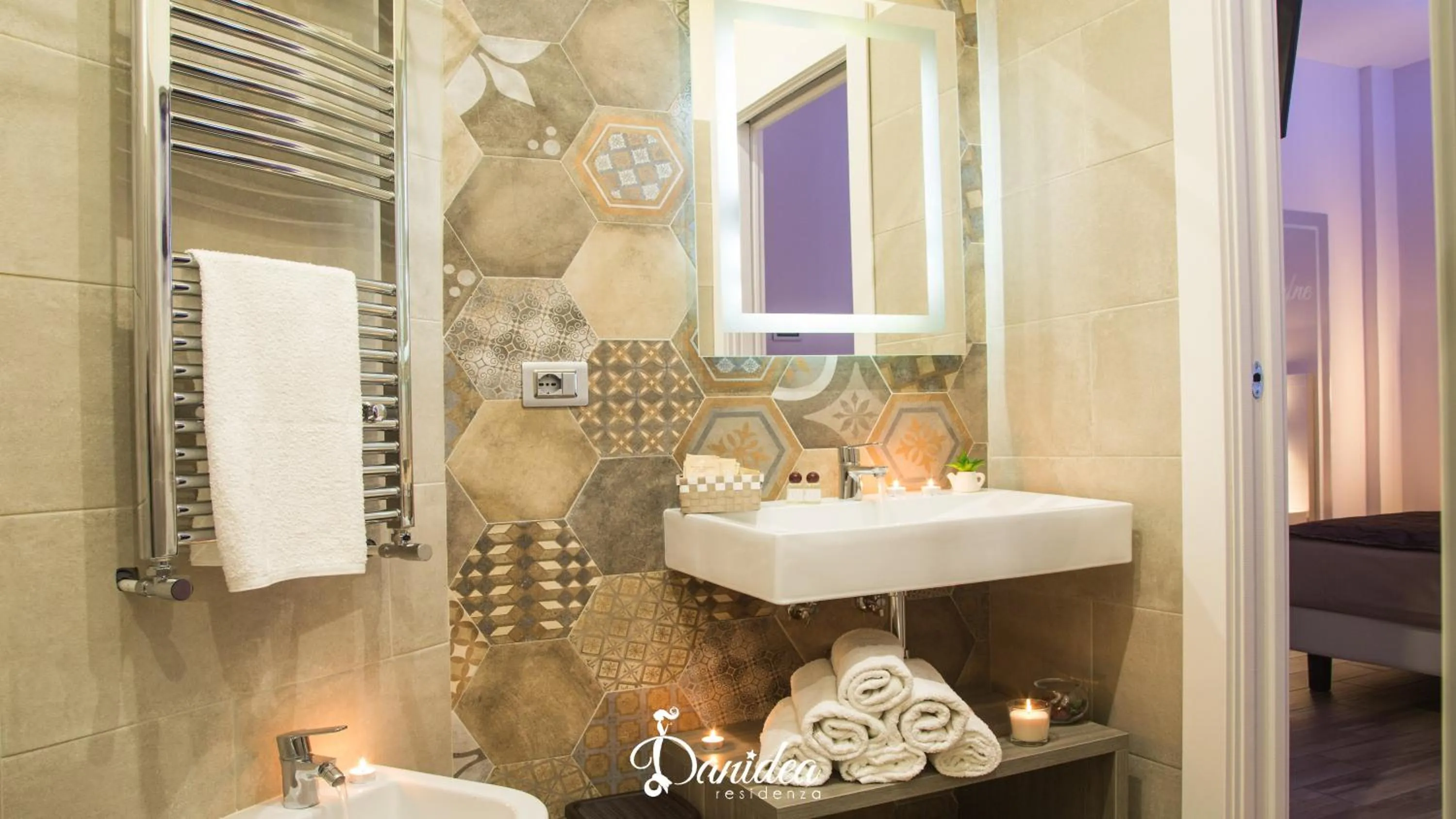 Bathroom in Residenza Danidea