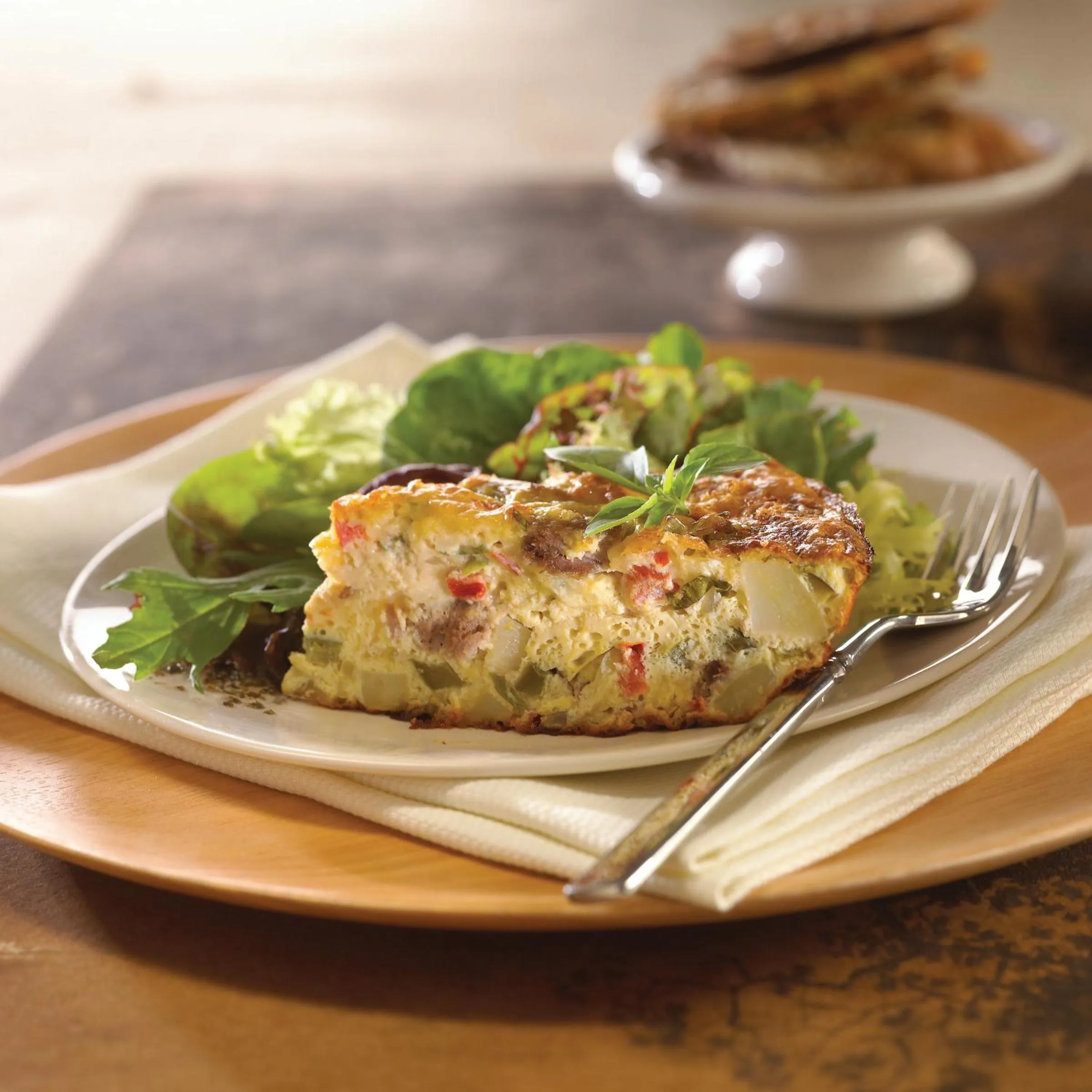 American breakfast in Radisson Hotel JFK Airport