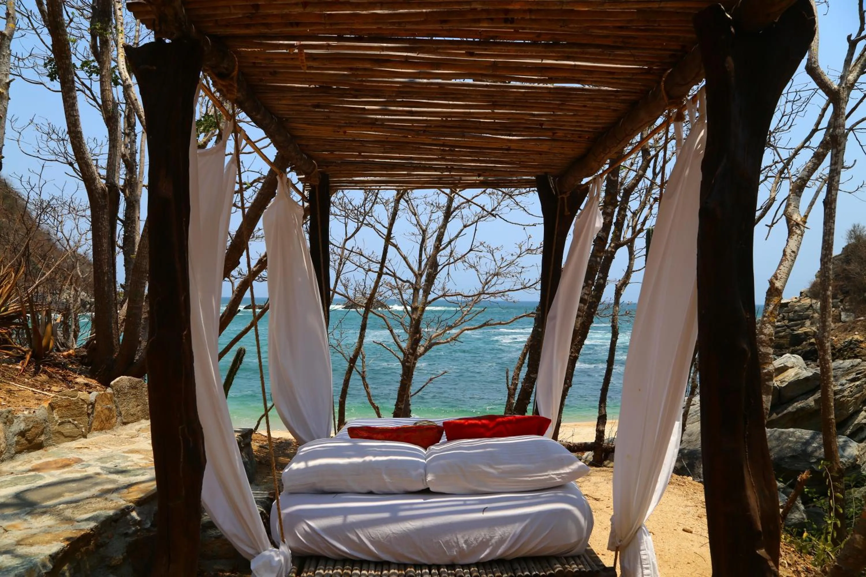 Patio in Hotel Bahía de la Luna