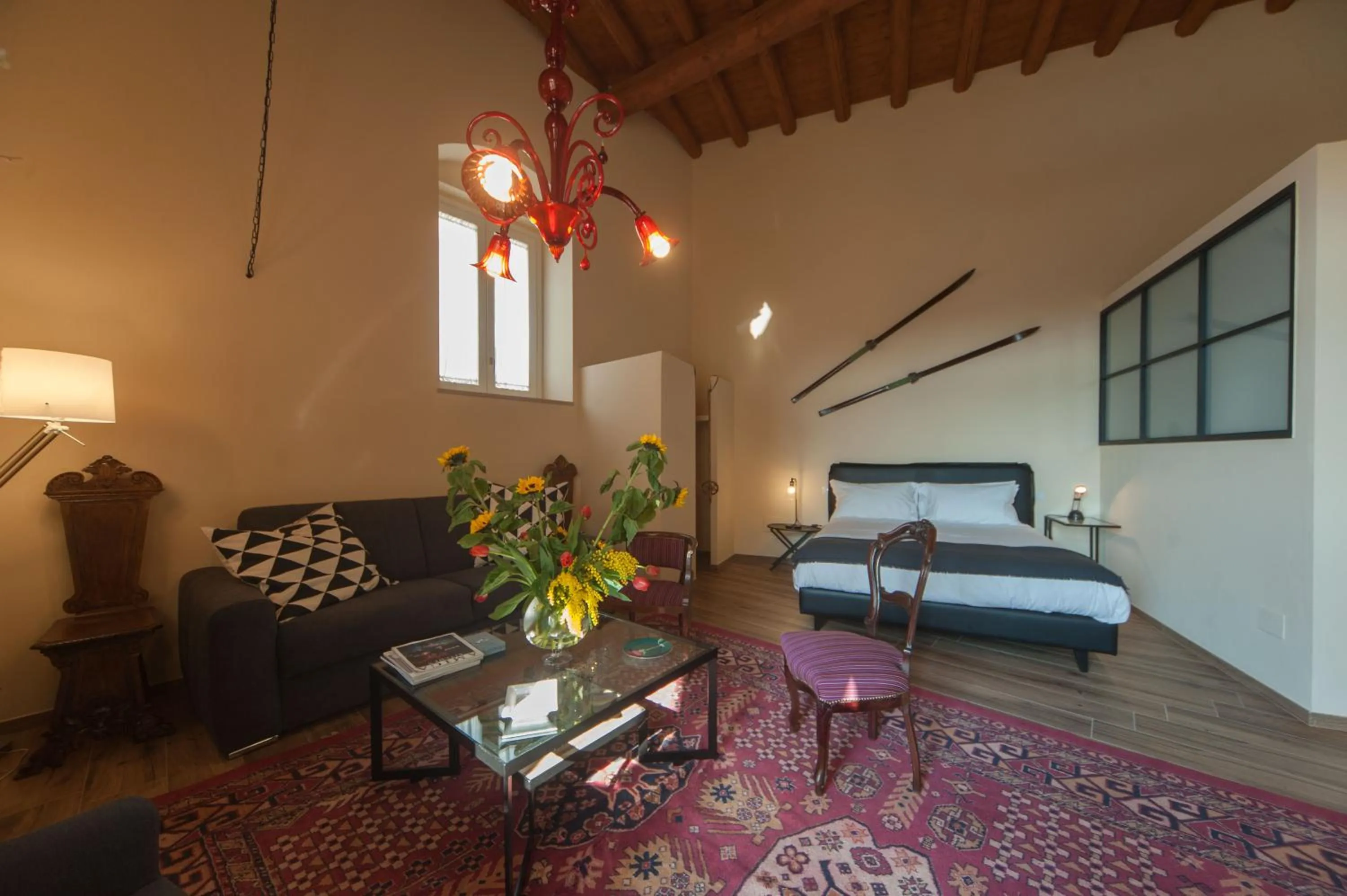 Property building, Bed in La Soffitta Covelli