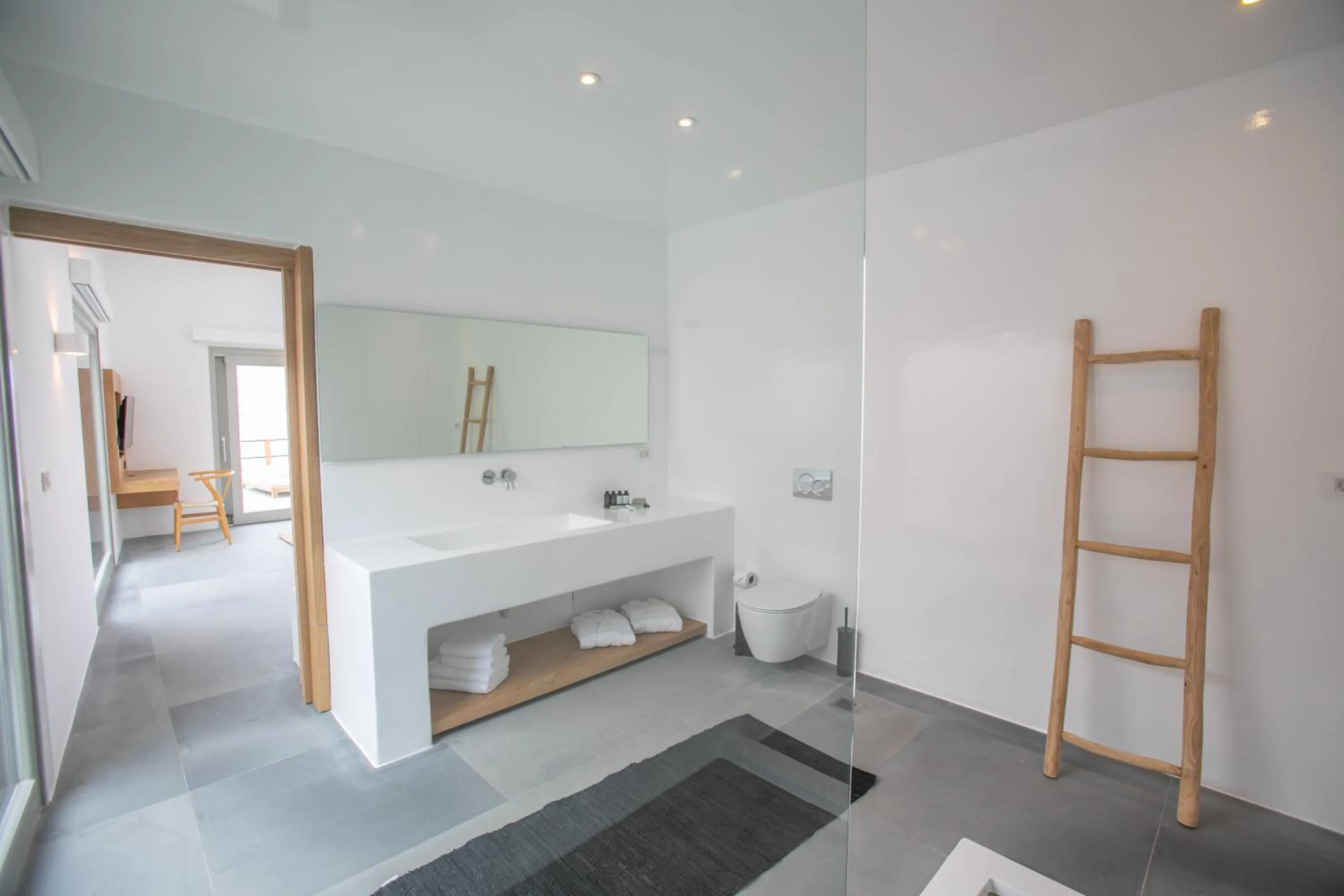 Bed in Melidonia Suites