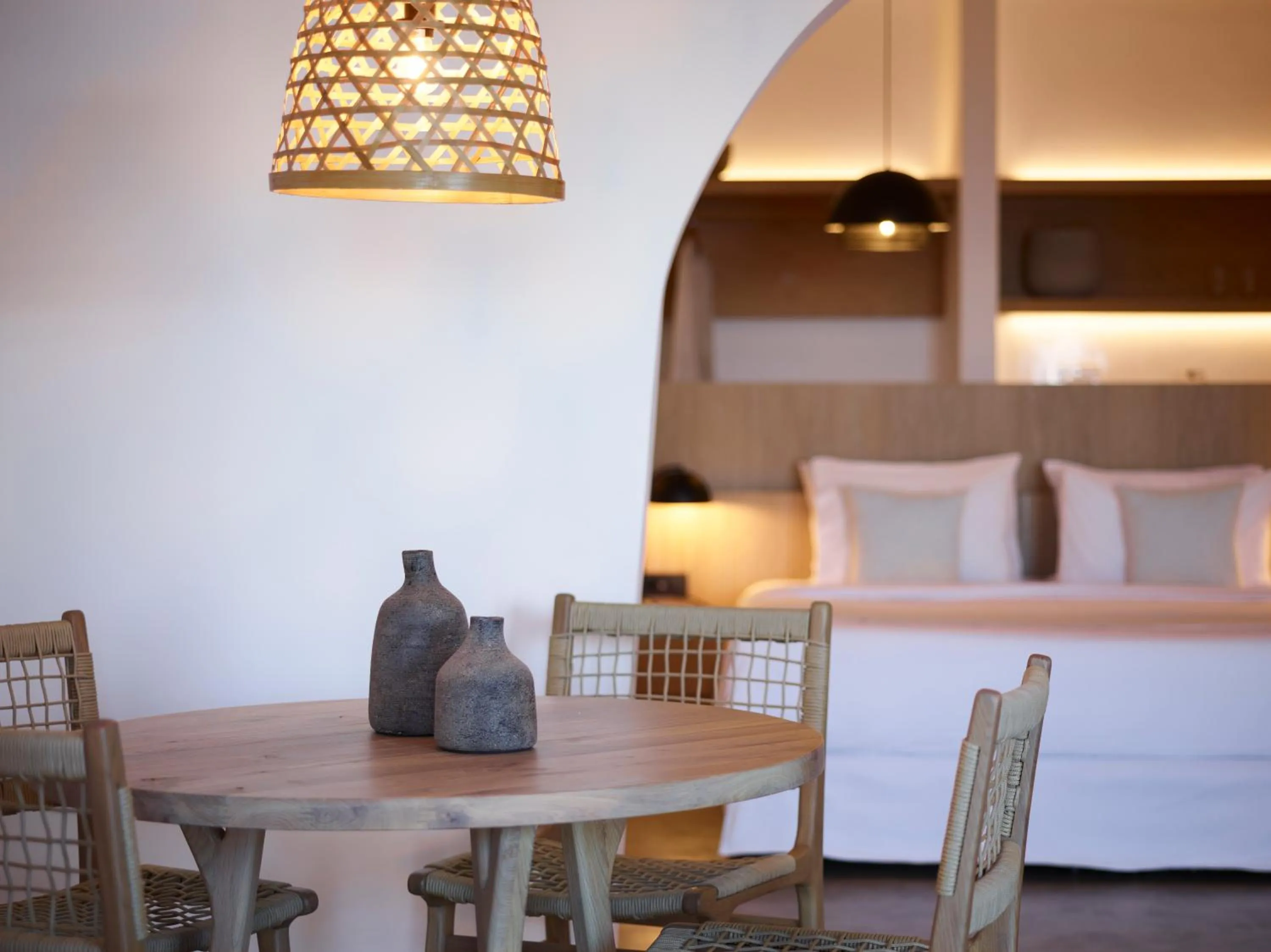 Bed in Melidonia Suites