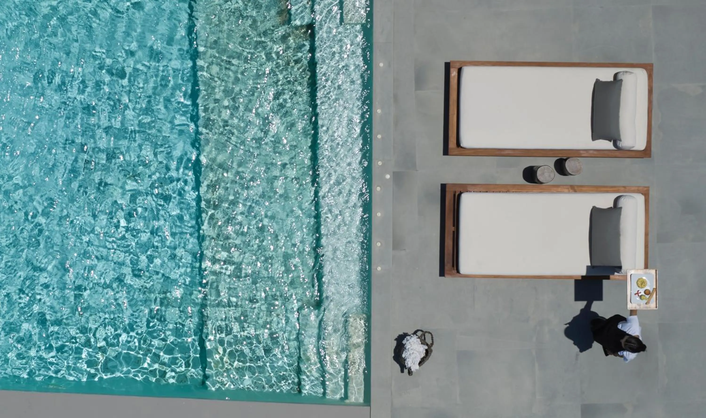 Bed in Melidonia Suites