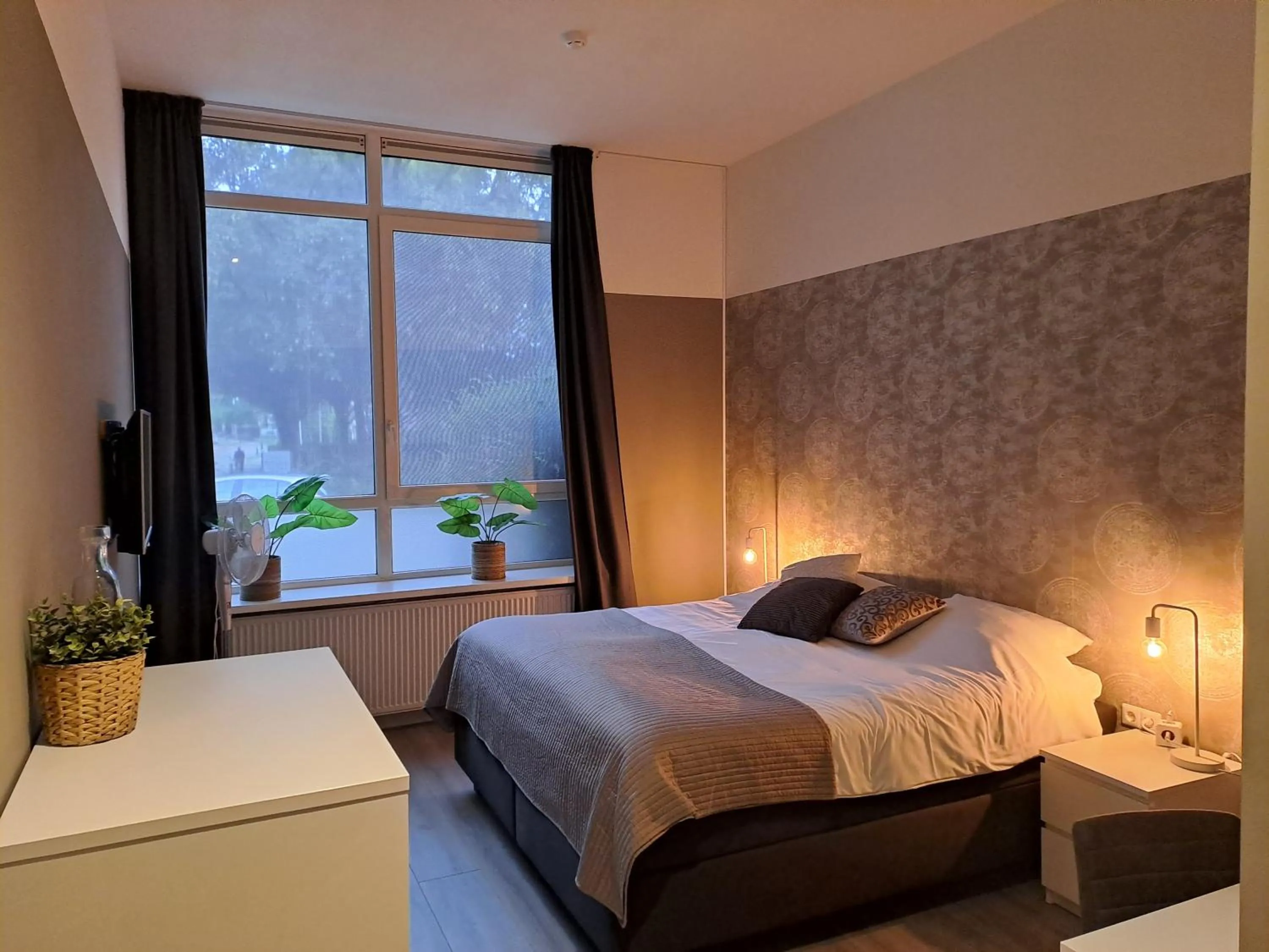 Bed in B&B de Wilhelminaschool